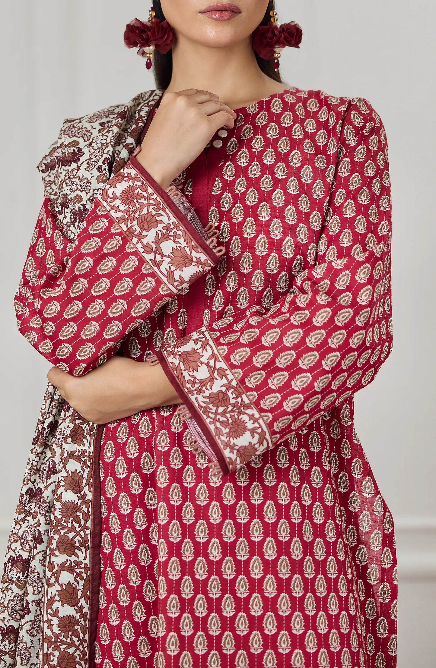 Unstitched | 3 Piece | Printed Khaddar | OTL-25-417