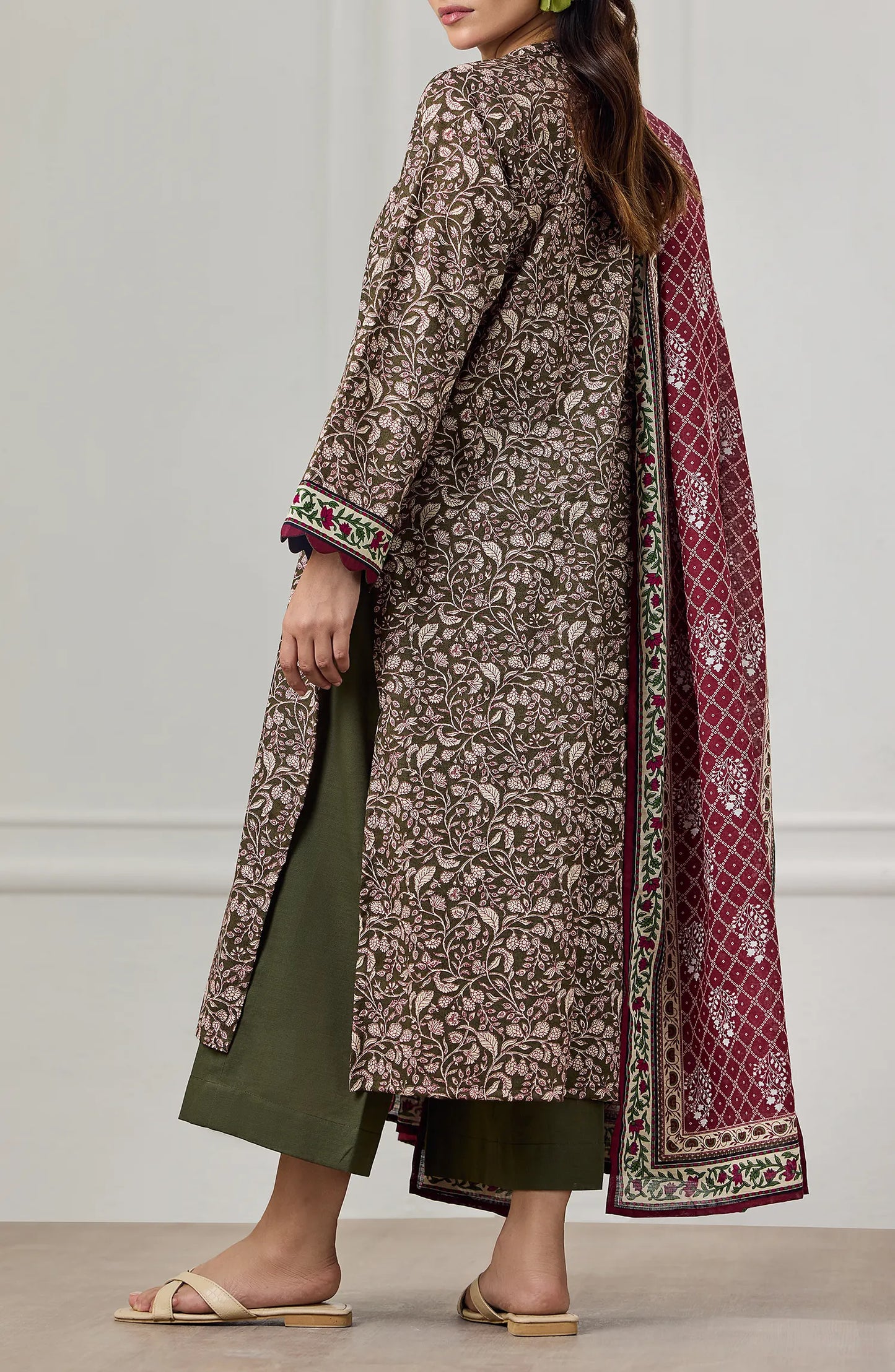 Unstitched | 3 Piece | Printed Khaddar | OTL-25-452