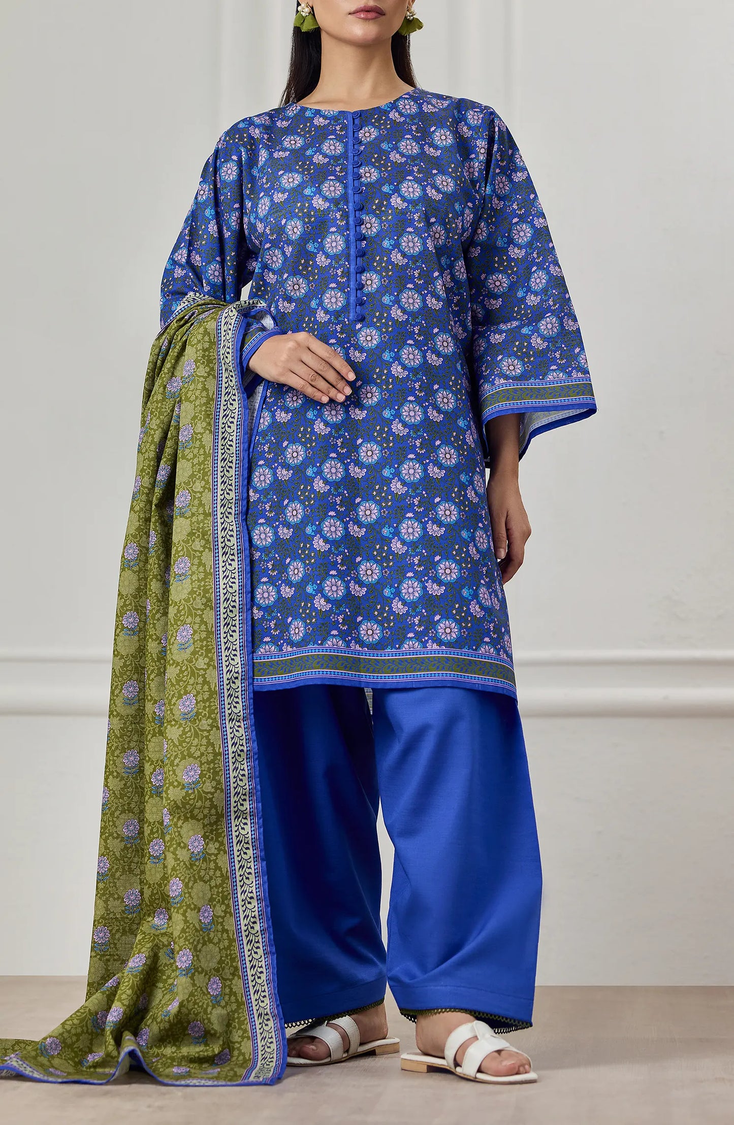 Unstitched | 3 Piece | Printed Khaddar | OTL-25-418
