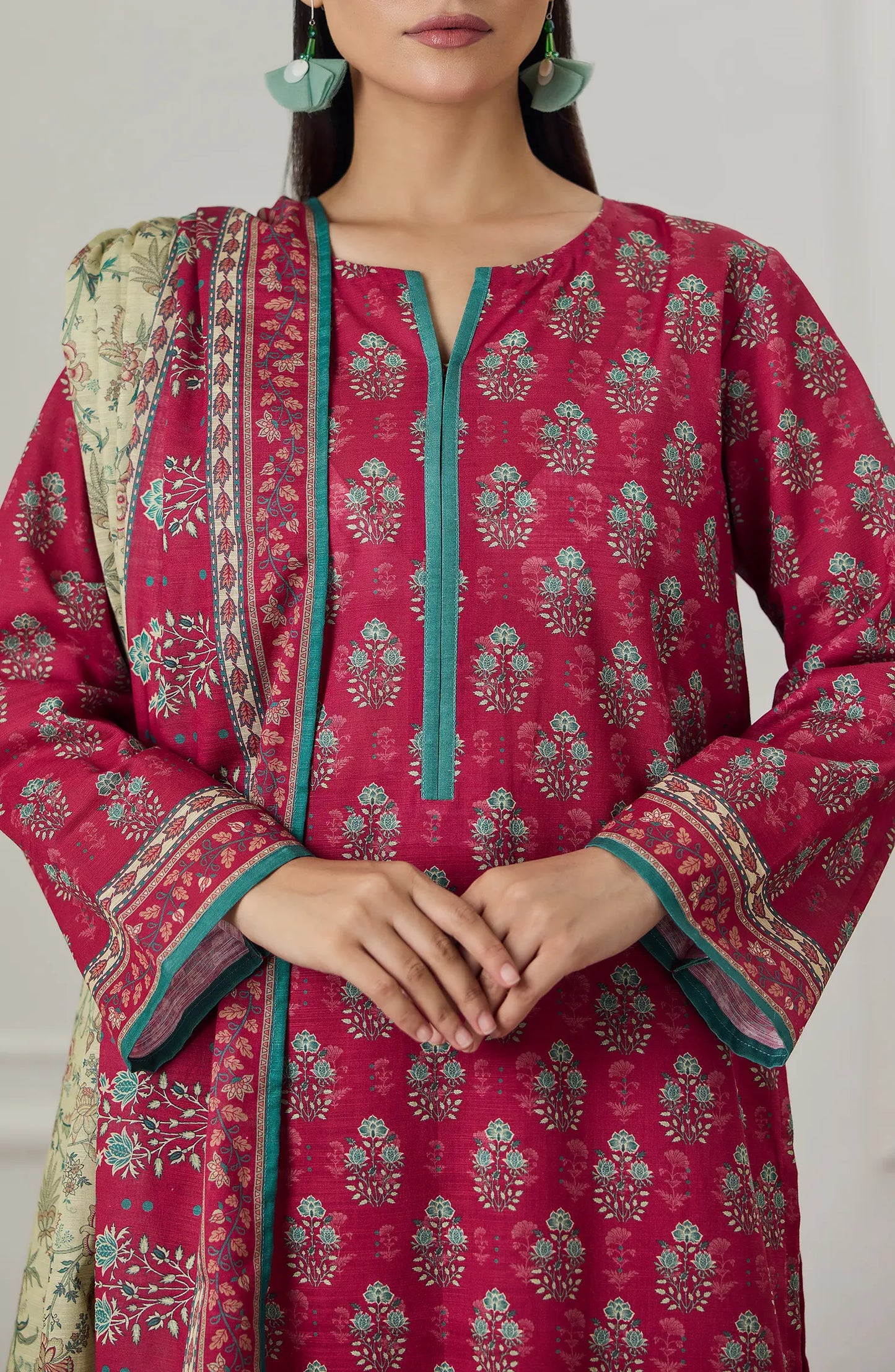 Unstitched | 3 Piece | Printed Khaddar | OTL-25-416