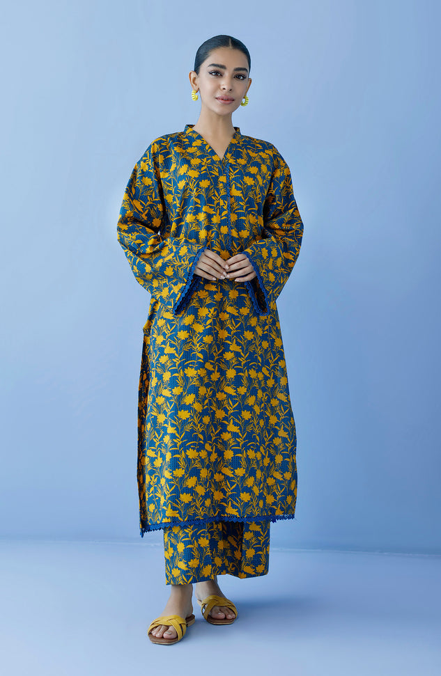 NRDS-23-187/U BLUE CAMBRIC  UNSTITCHED SHIRT PANTS