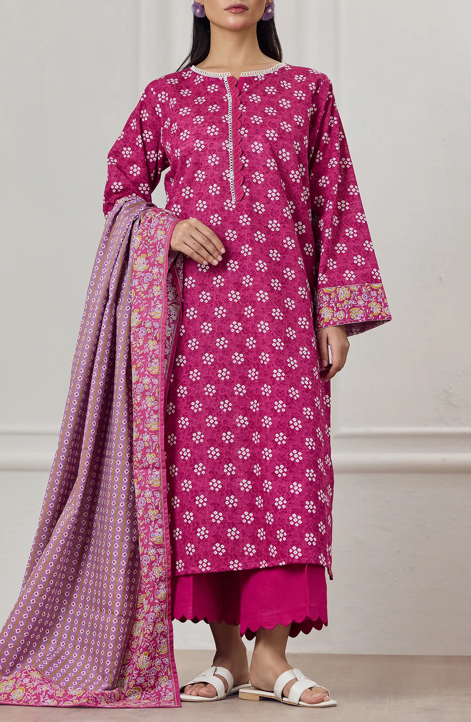 Unstitched | 3 Piece | Printed Khaddar | OTL-25-445
