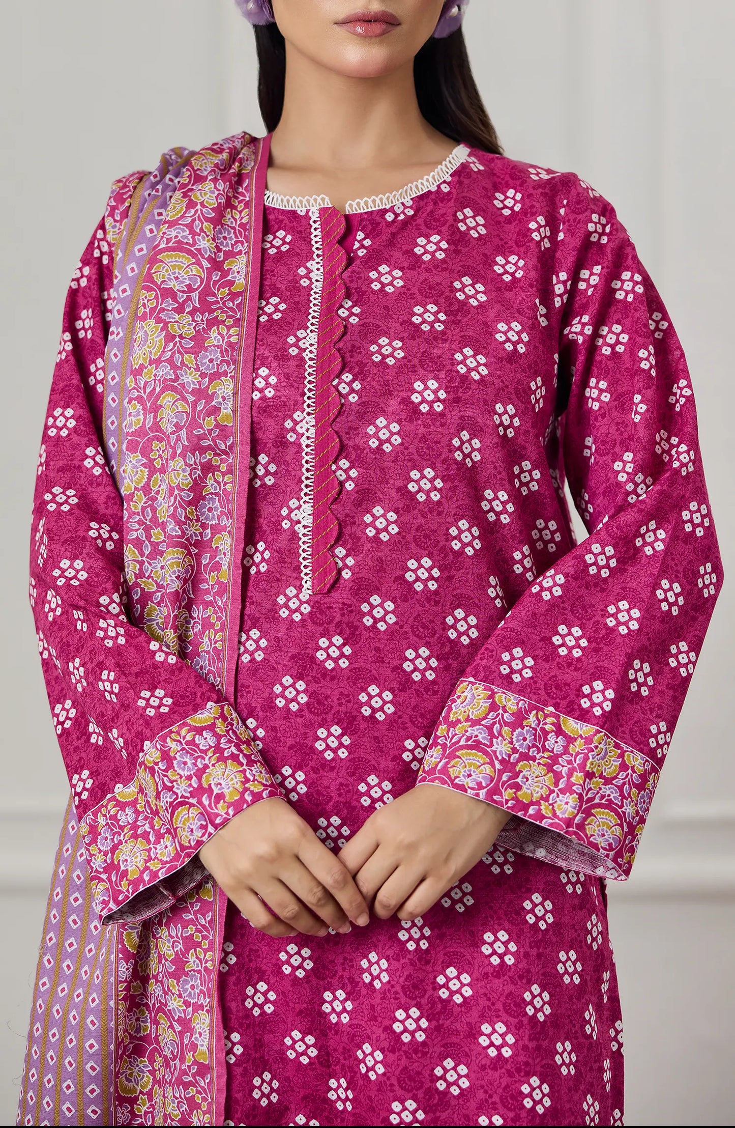 Unstitched | 3 Piece | Printed Khaddar | OTL-25-445