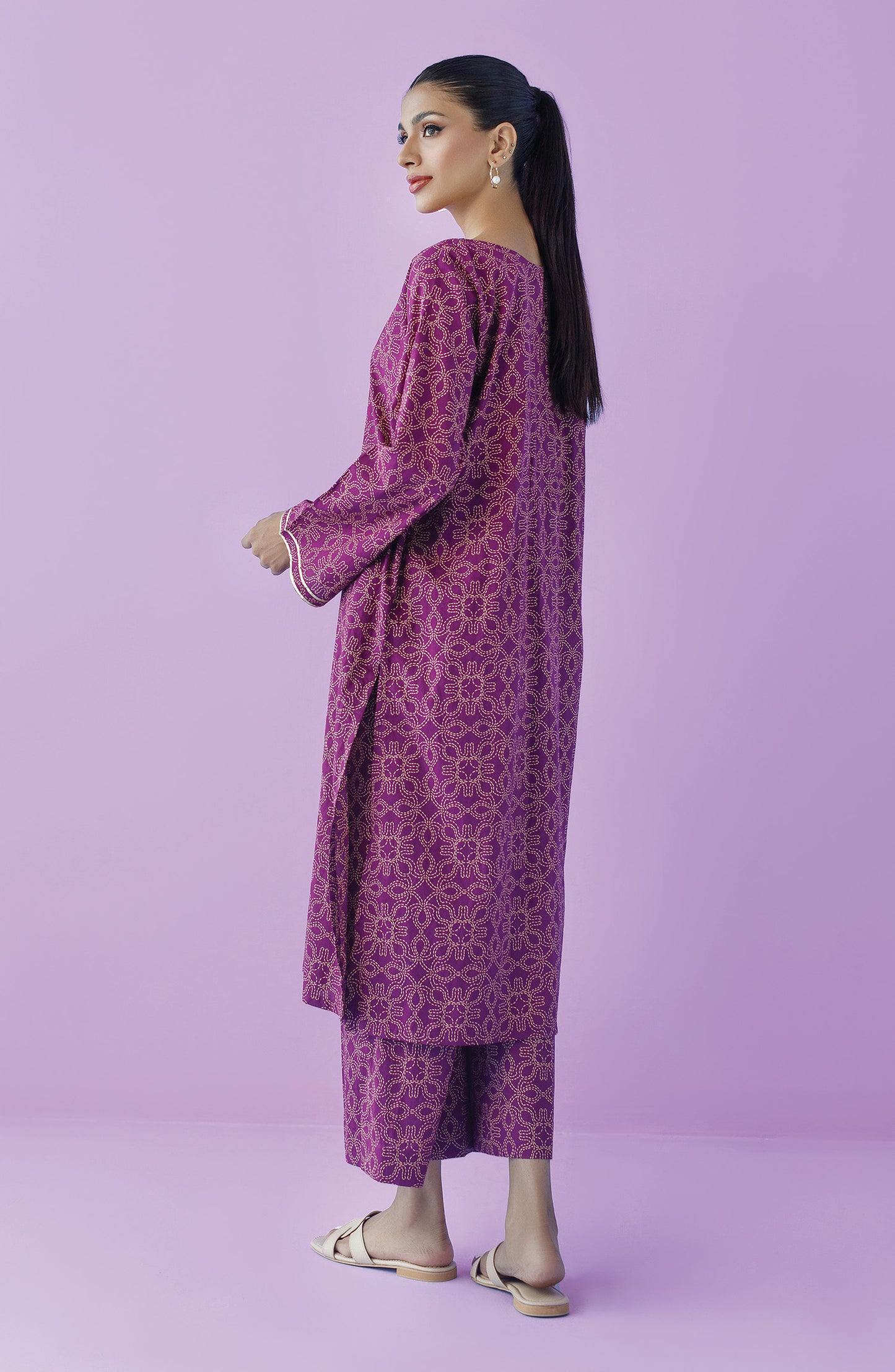 NRDS-23-106/S MAGENTA LAWN  READY TO WEAR SHIRT PANTS
