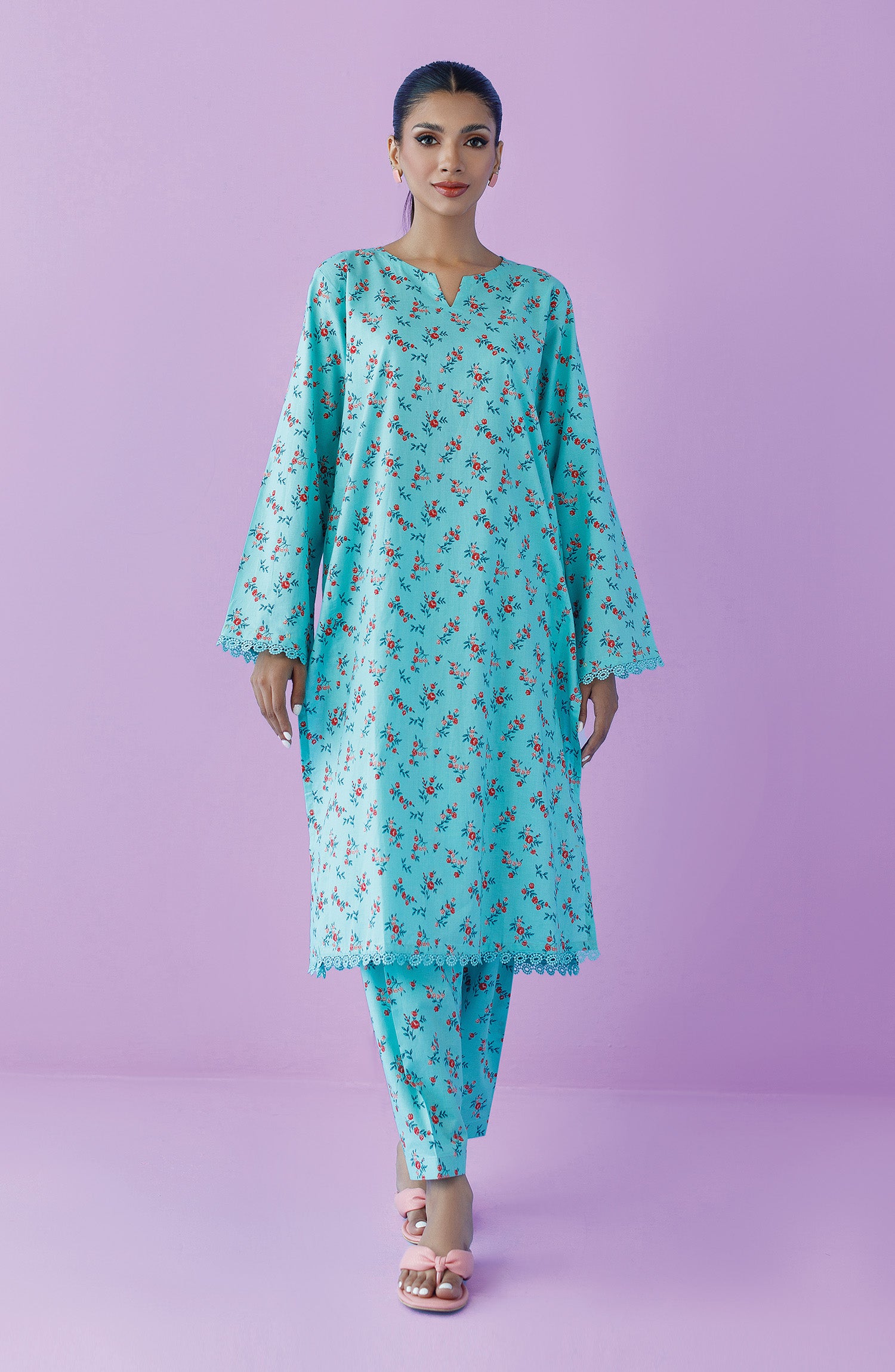 NRDS-23-108/U L.GREEN LAWN  UNSTITCHED SHIRT PANTS