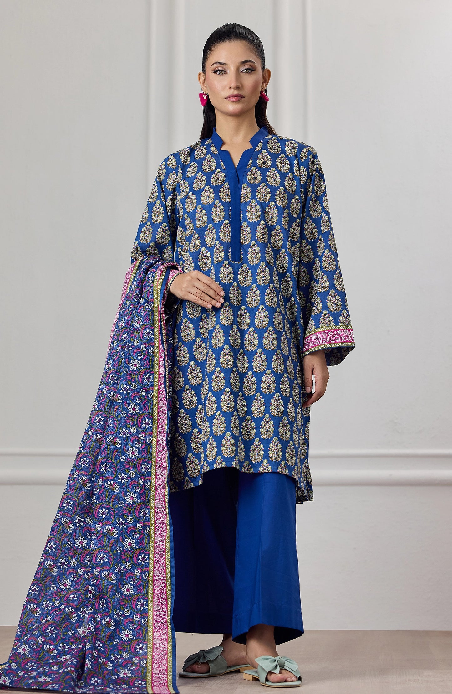 Unstitched | 3 Piece | Printed Lawn | OTL-25-491