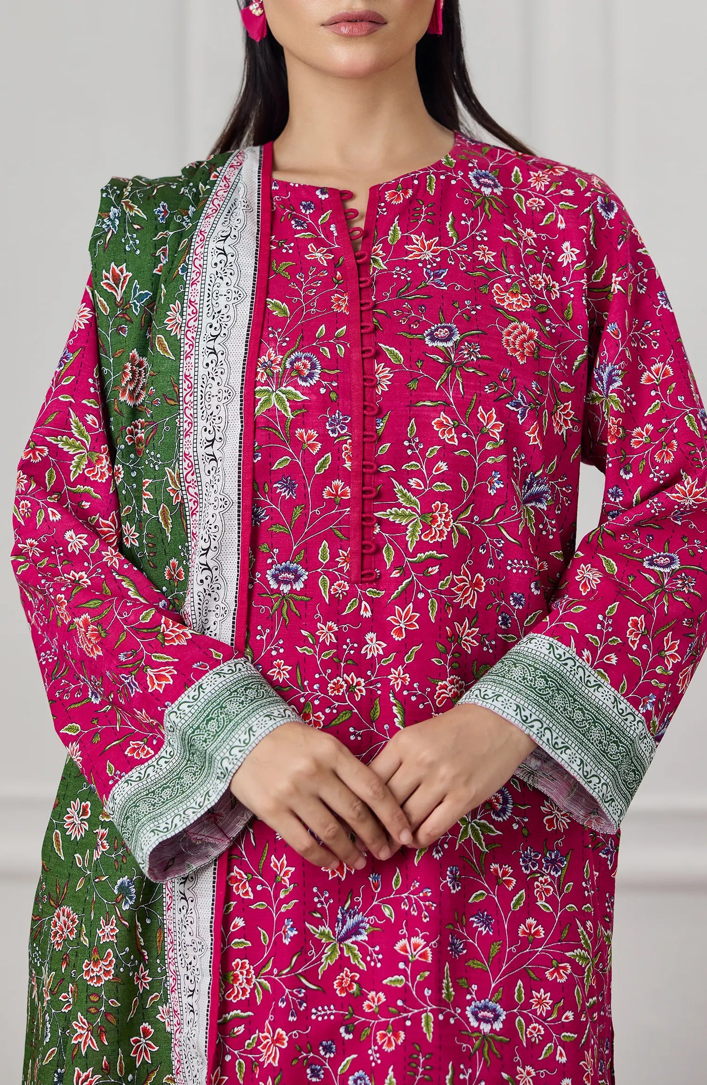 Unstitched | 3 Piece | Printed Khaddar | OTL-25-454