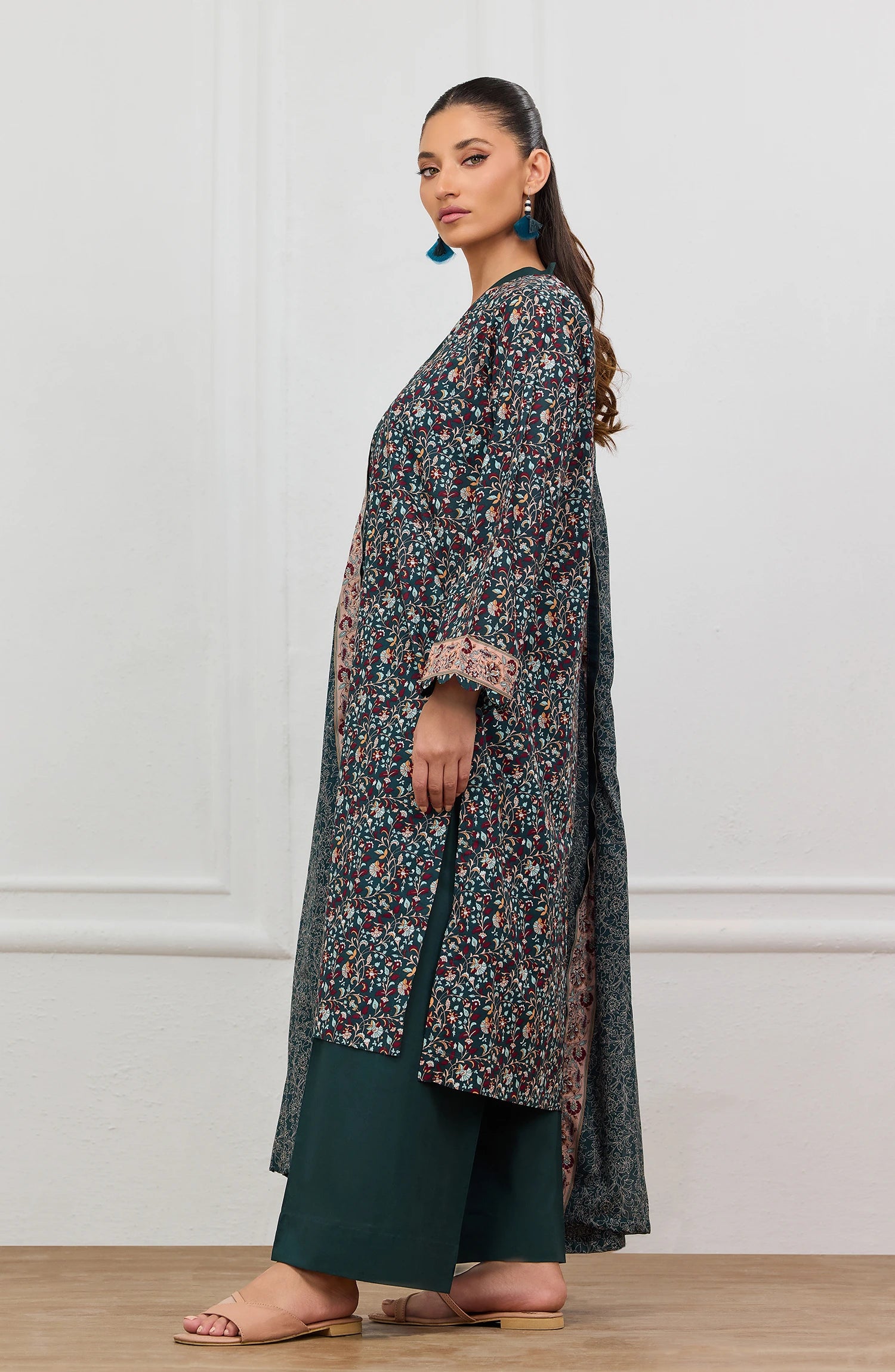 Unstitched | 3 Piece | Printed | Lawn Shirt | OTL-20835/U BLUE