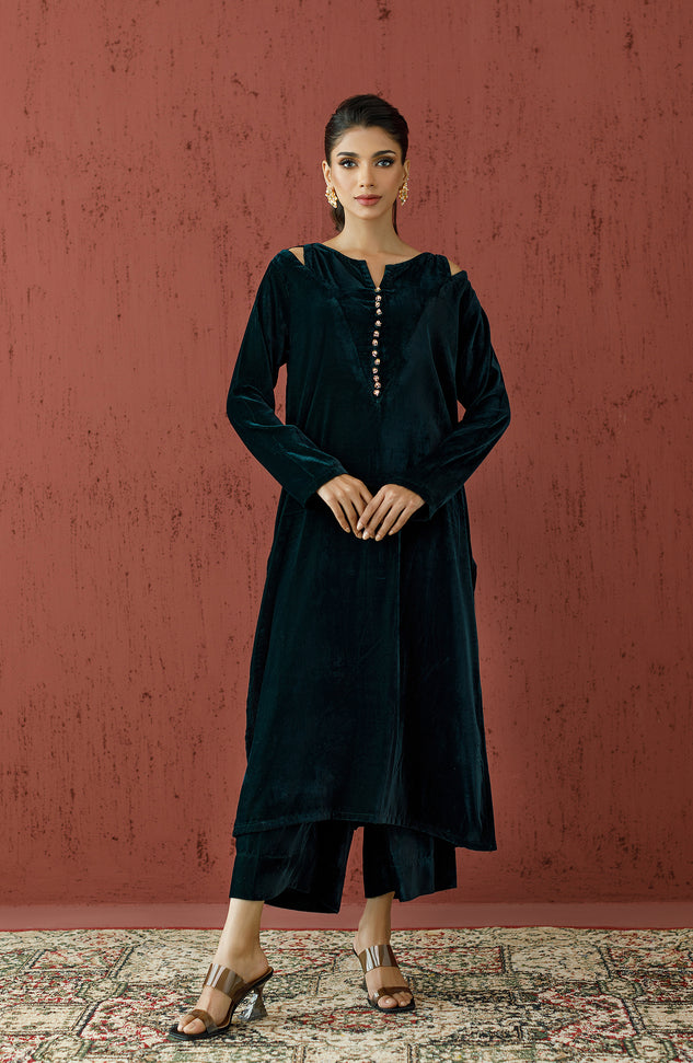 WRFV23W-2001 VELVET Women READY TO WEAR SHIRT PANTS