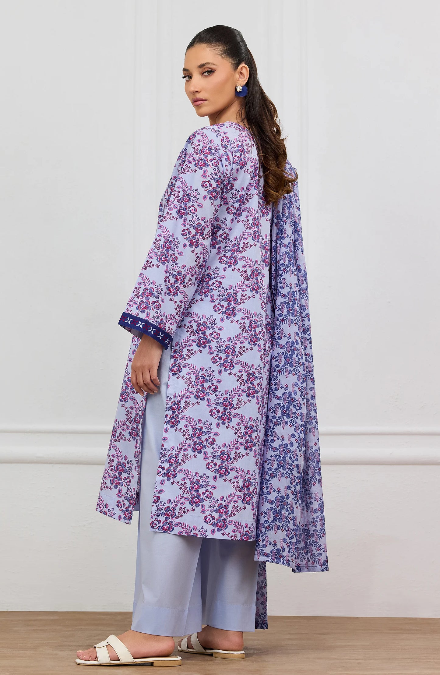 Unstitched | 3 Piece | Printed | Lawn Shirt | OTL-20325/U LILAC
