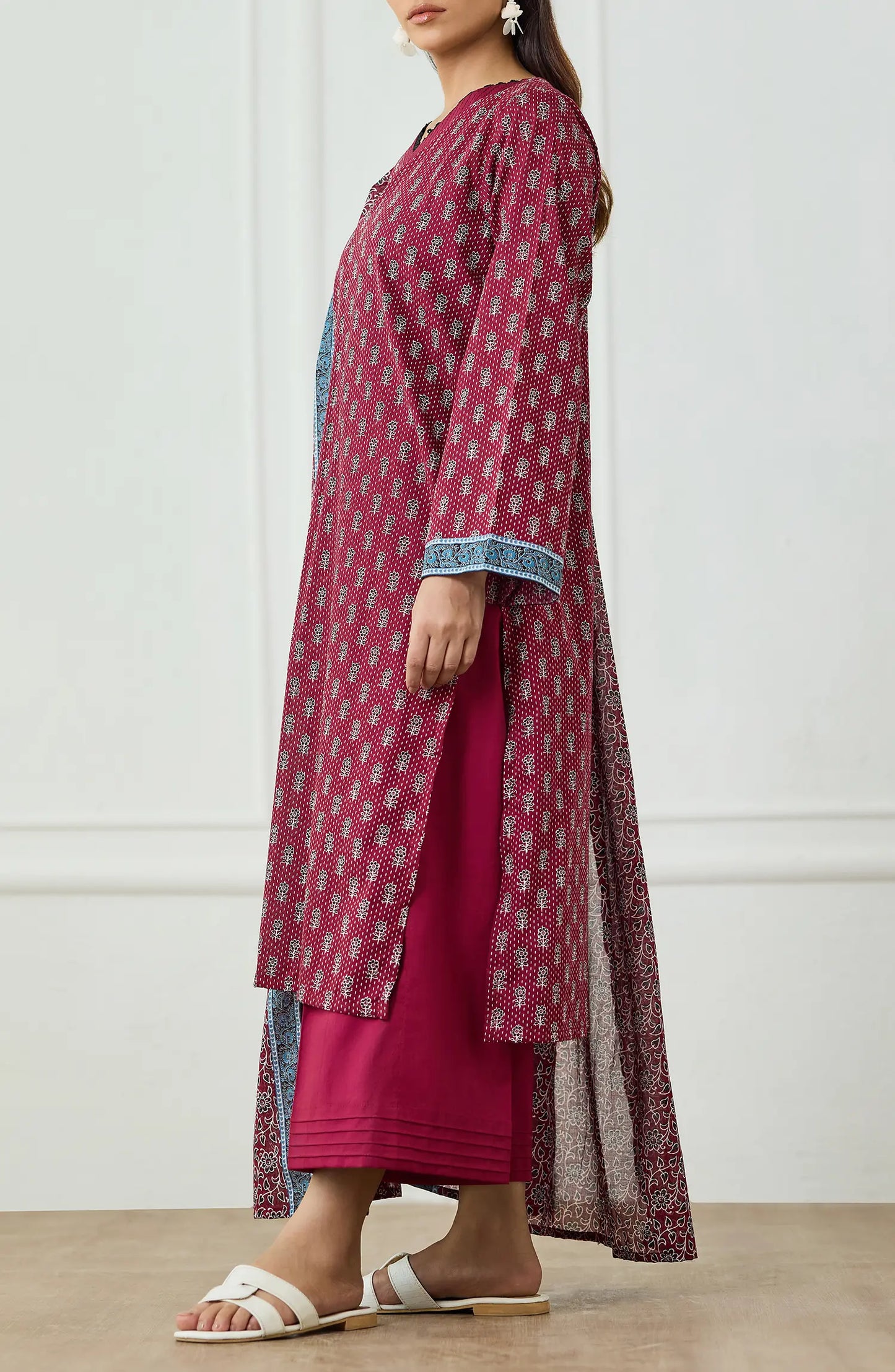 Unstitched | 3 Piece | Printed | Lawn Shirt | OTL-25-496/U RED