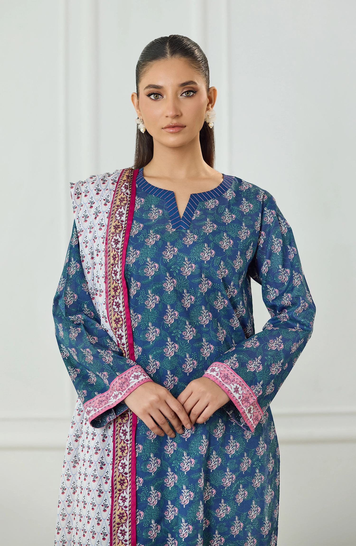 Unstitched | 3 Piece | Printed Lawn | OTL-25-500
