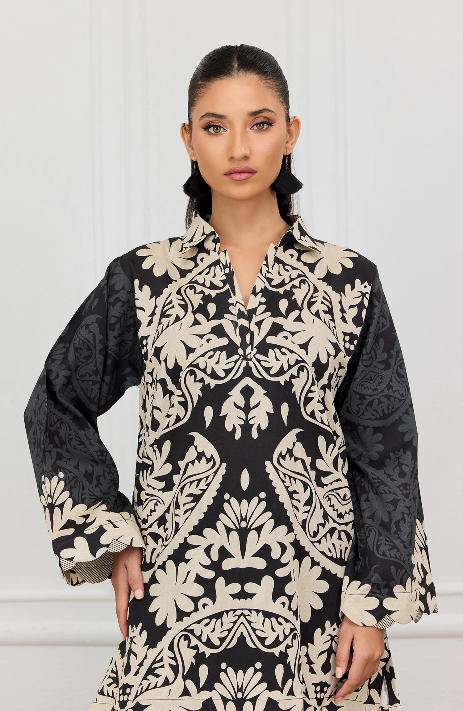 Stitched | 2 Piece | Printed | Lawn Shirt | WRCC25S-2010/S BLACK