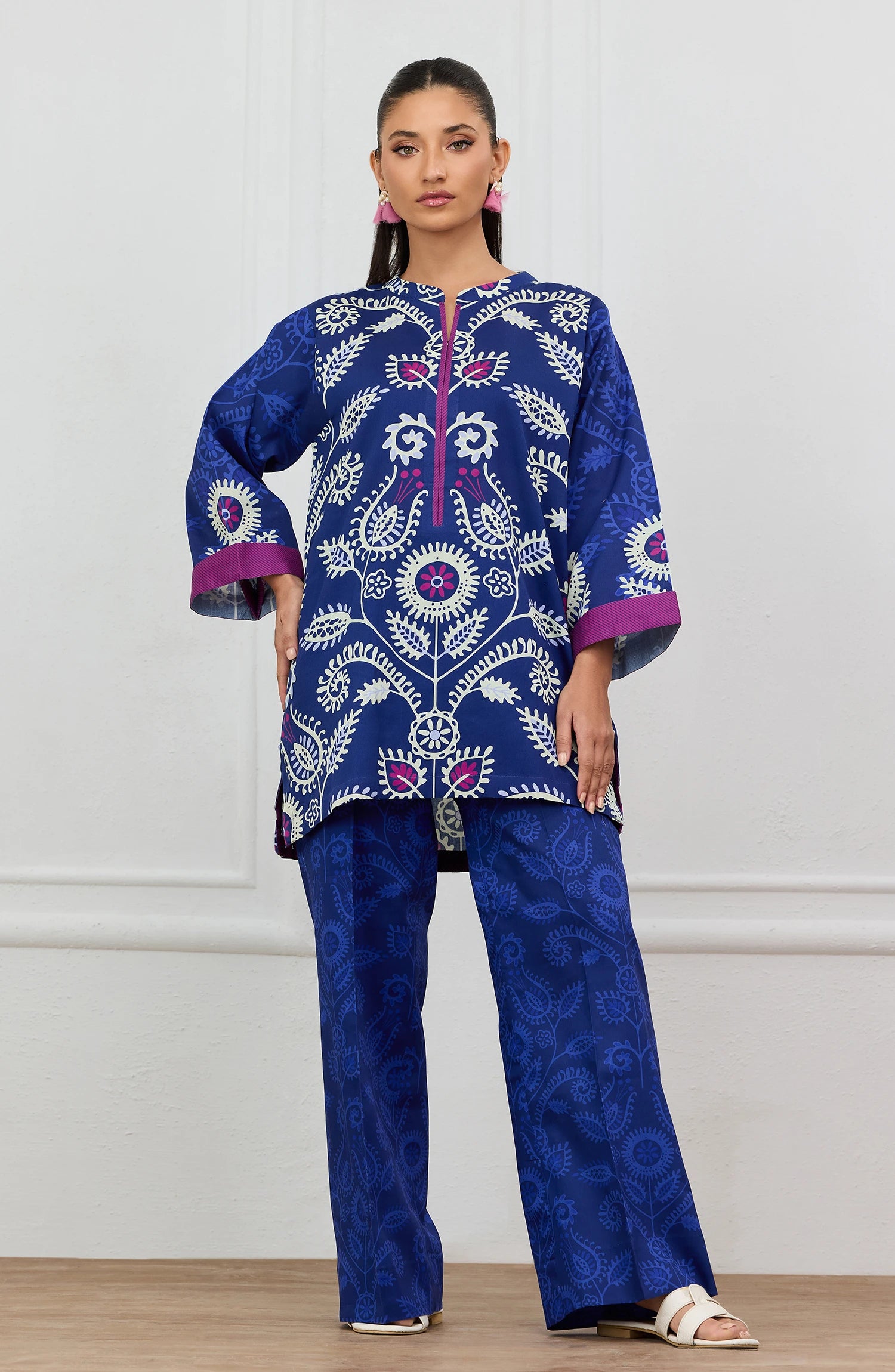 Stitched | 2 Piece | Printed | Cottel Shirt | WRCC25S-2011/S BLUE