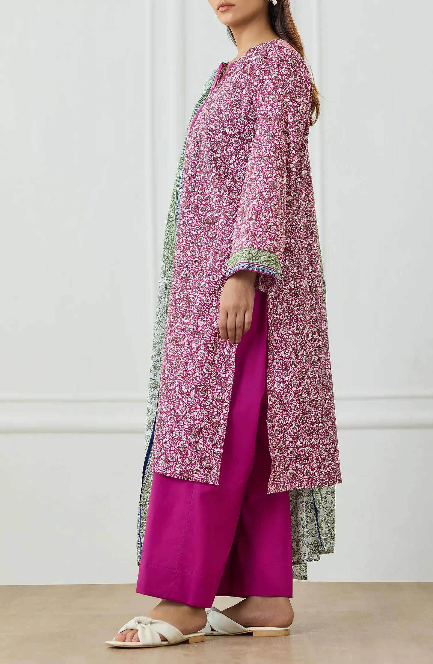 Unstitched | 3 Piece | Printed | Lawn Shirt | OTL-25-492/U PINK