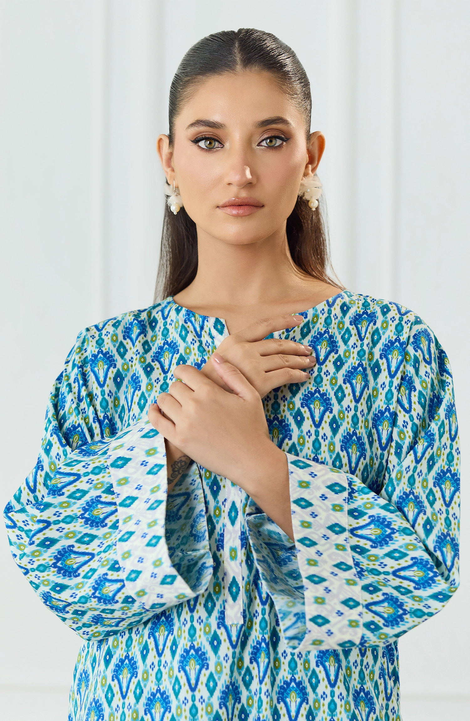 Stitched | 2 Piece | Printed | Lawn Shirt | WRCV25S-2017/S GREY