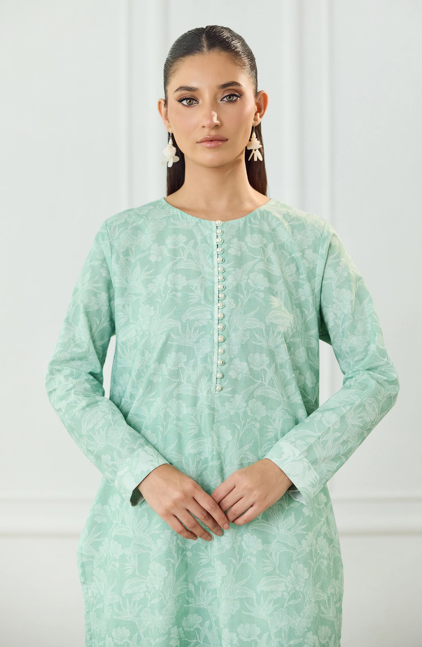 Stitched | 2 Piece | Printed | Lawn Jacquard Shirt | WRCV25S-2018/S MINT GREEN