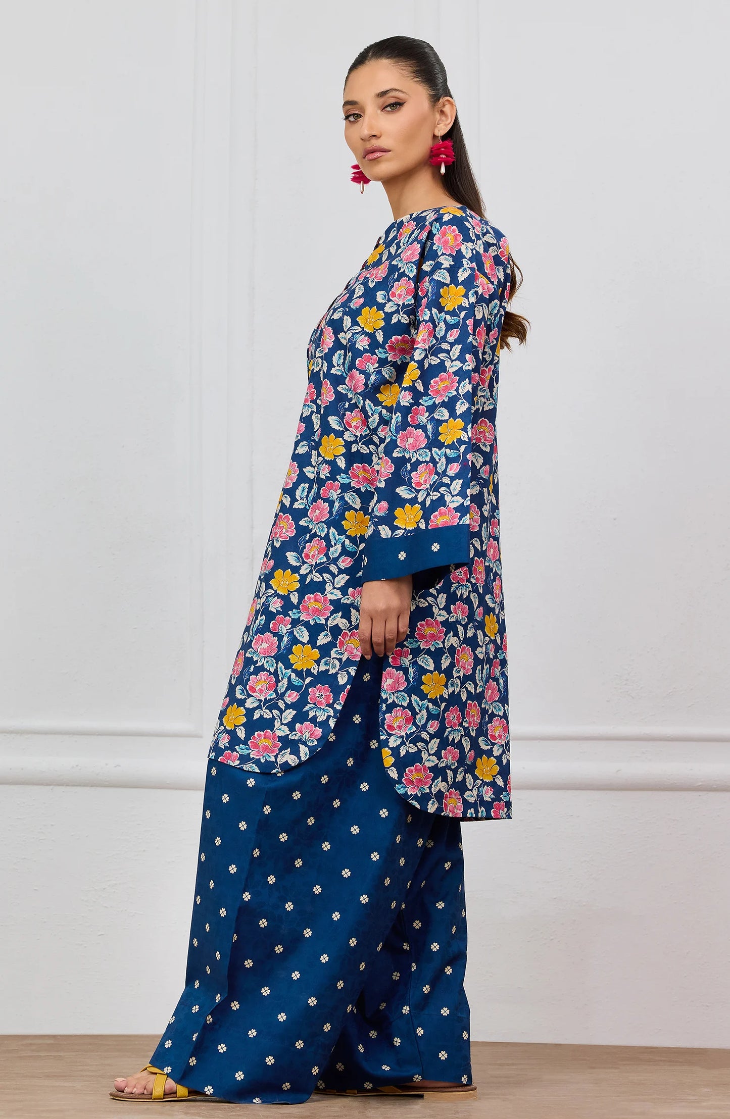 Stitched | 2 Piece | Printed | Jacquard Shirt | WRCJ25S-2053/S BLUE