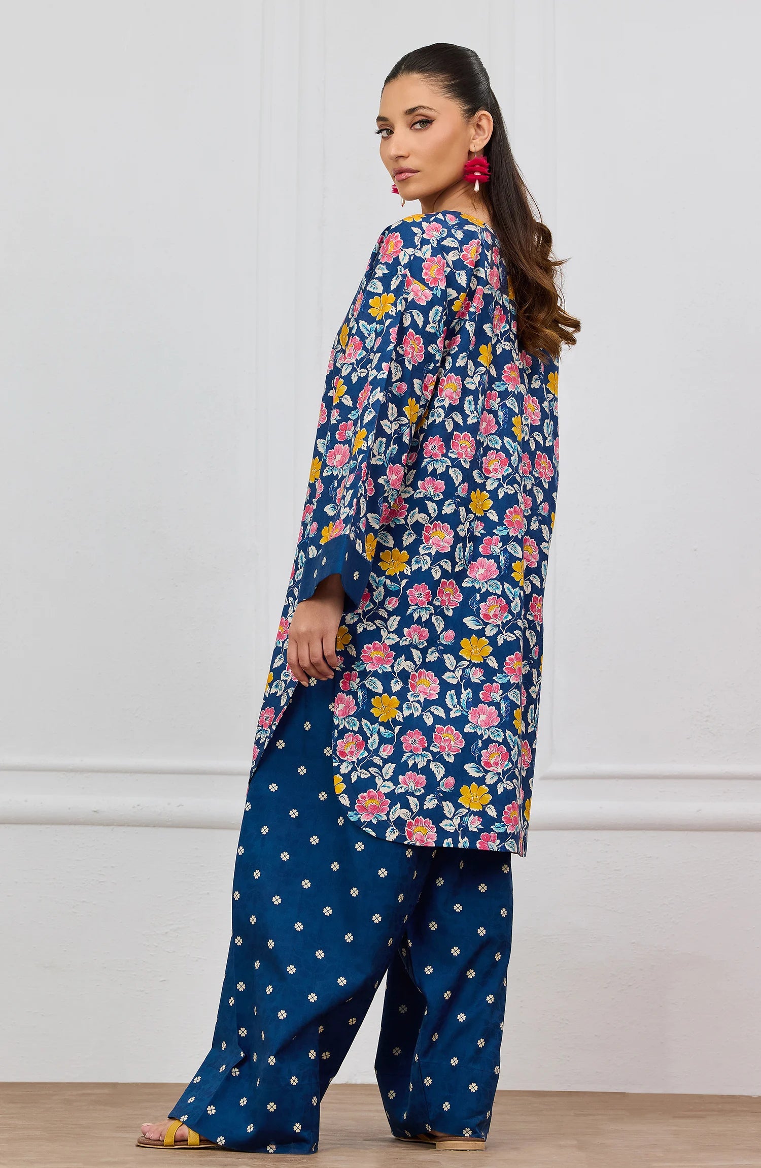 Stitched | 2 Piece | Printed | Jacquard Shirt | WRCJ25S-2053/S BLUE