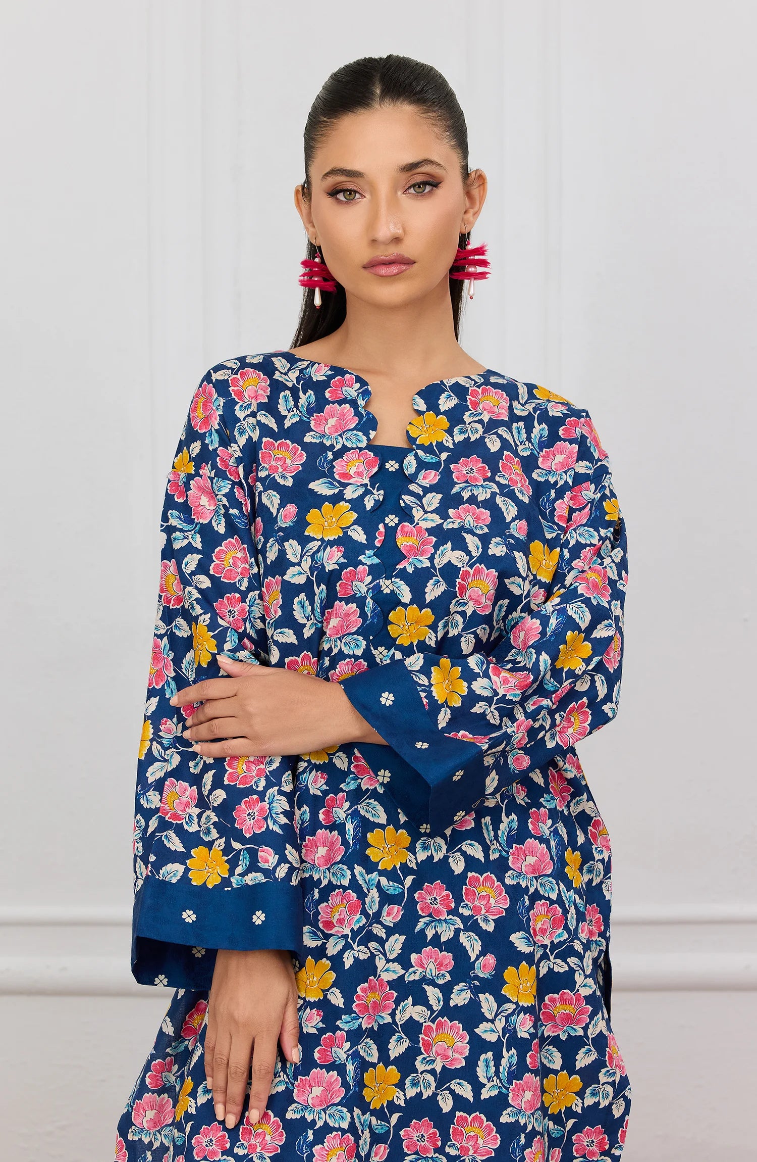 Stitched | 2 Piece | Printed | Jacquard Shirt | WRCJ25S-2053/S BLUE