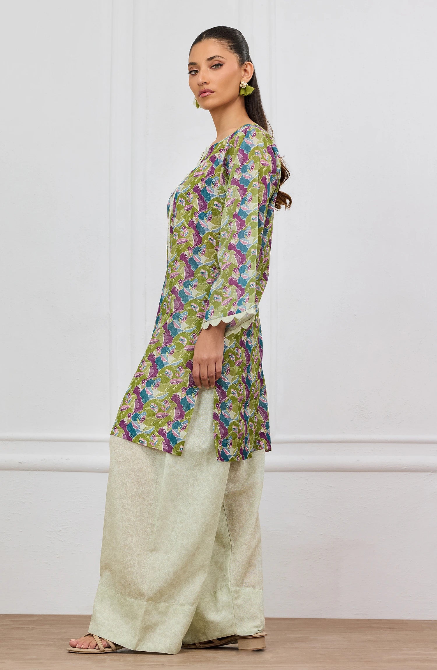 Stitched | 2 Piece | Printed | Karandi Shirt | WRCR25S-2001/S GREEN