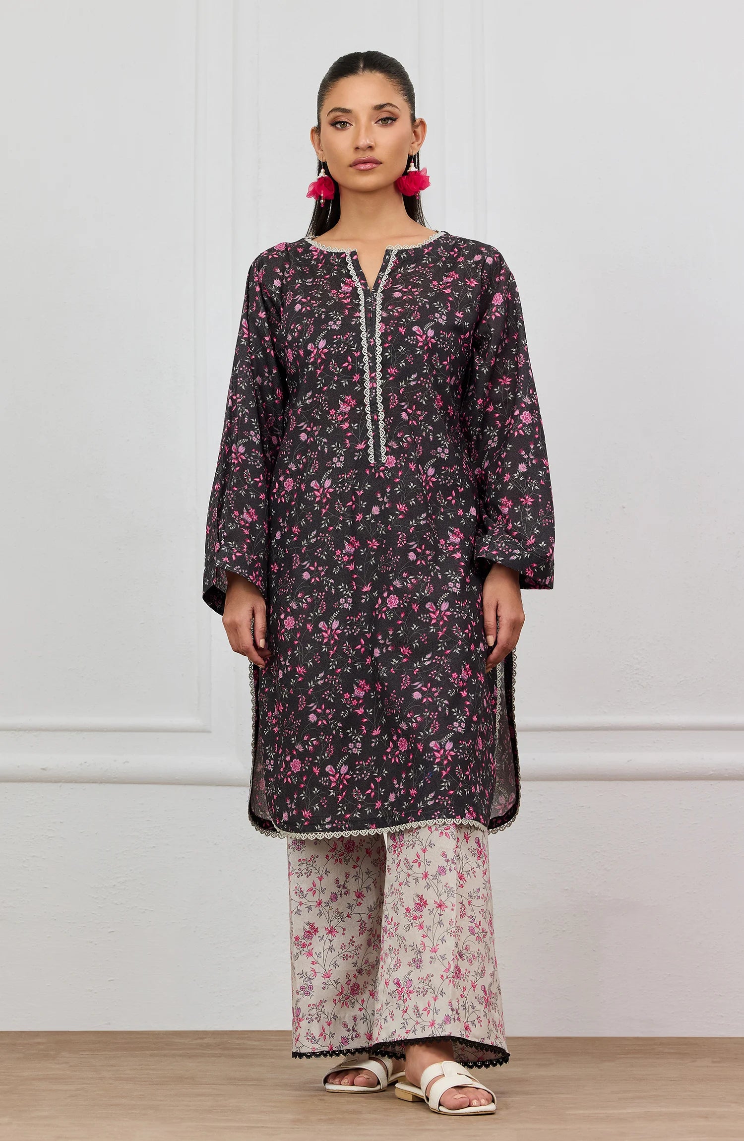 Stitched | 2 Piece | Printed | Lawn Shirt | WRCR25S-2004/S BLACK