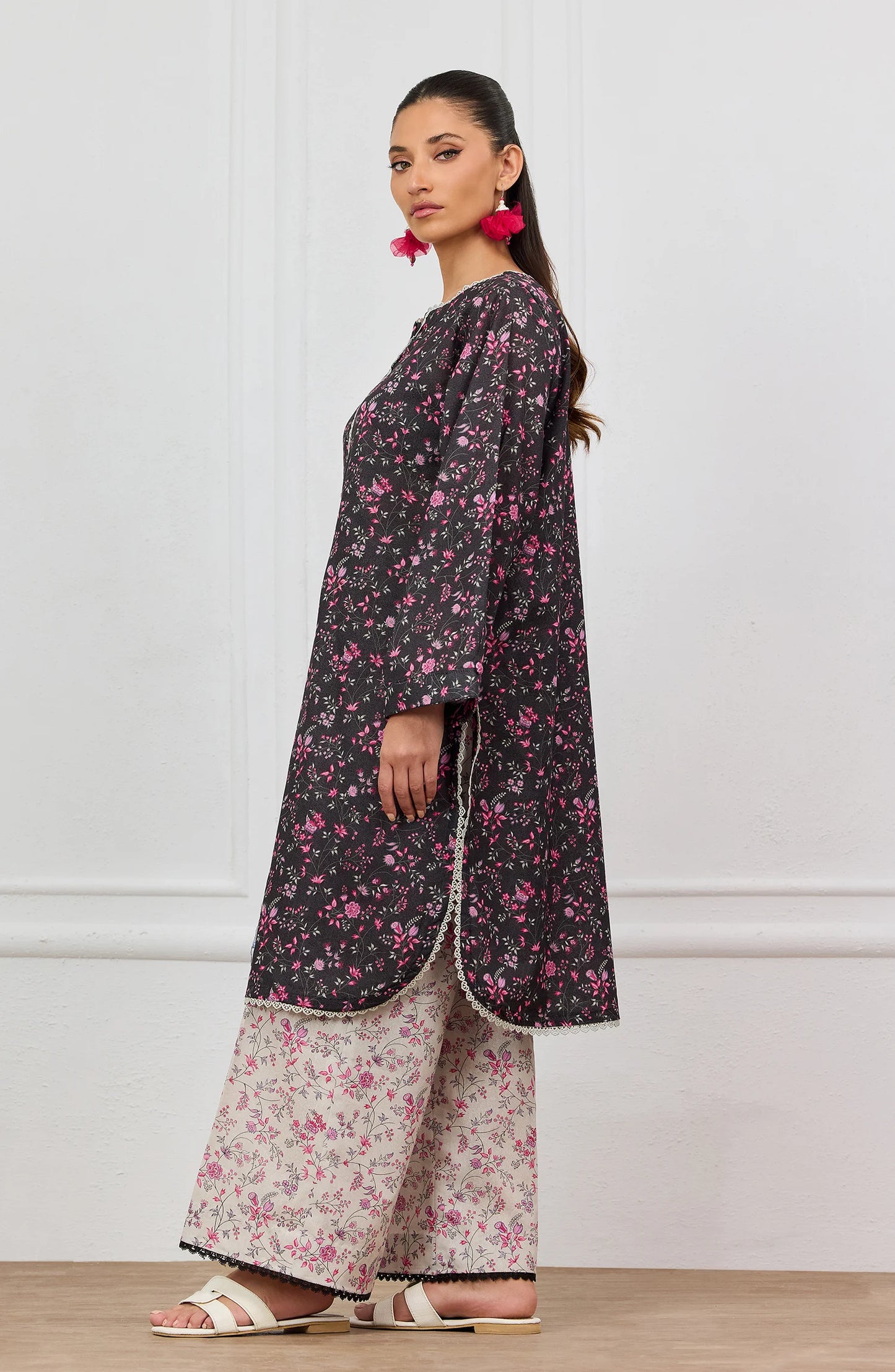 Stitched | 2 Piece | Printed | Lawn Shirt | WRCR25S-2004/S BLACK