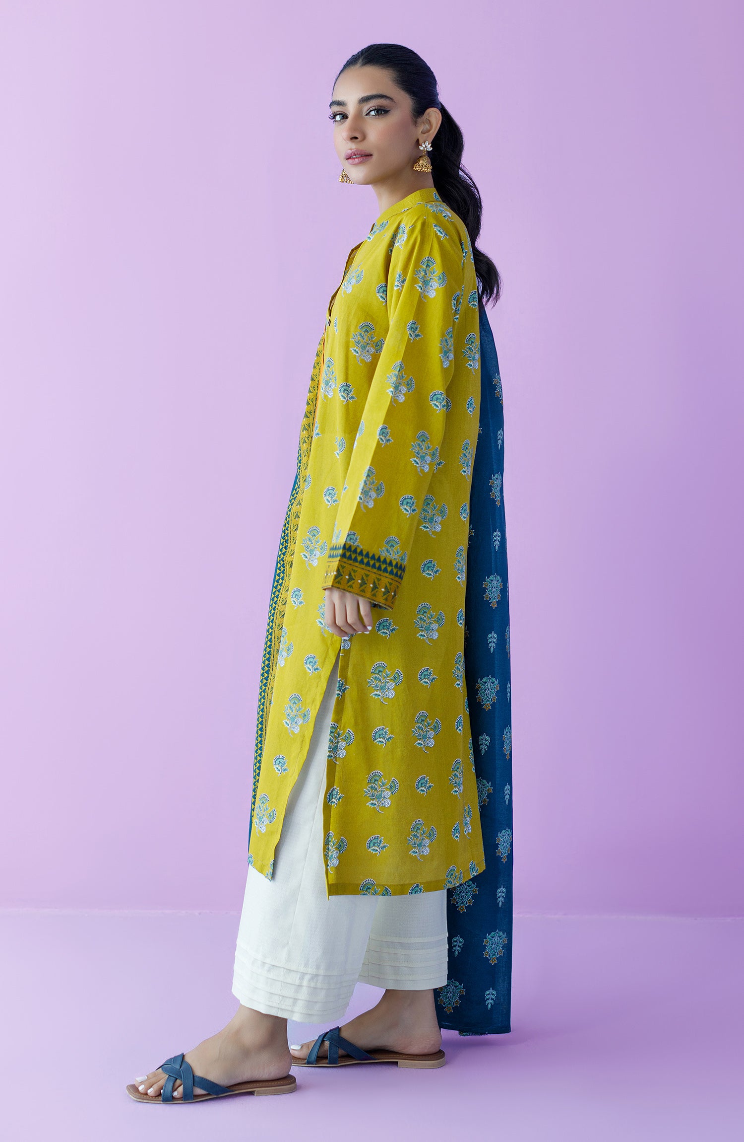 NRDS-23-077/S GREEN LAWN  READY TO WEAR SHIRT DUPATTA