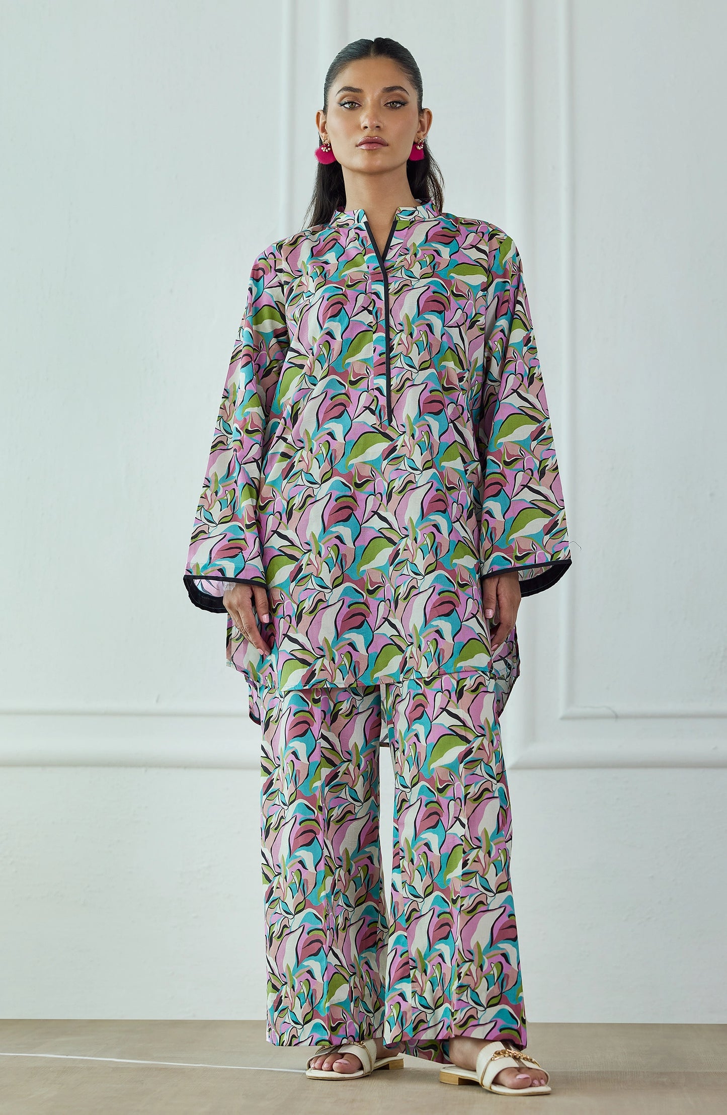 Stitched | 2 Piece | Printed | Lawn Jacquard Shirt | WRCJ25S-2050/S BLACK