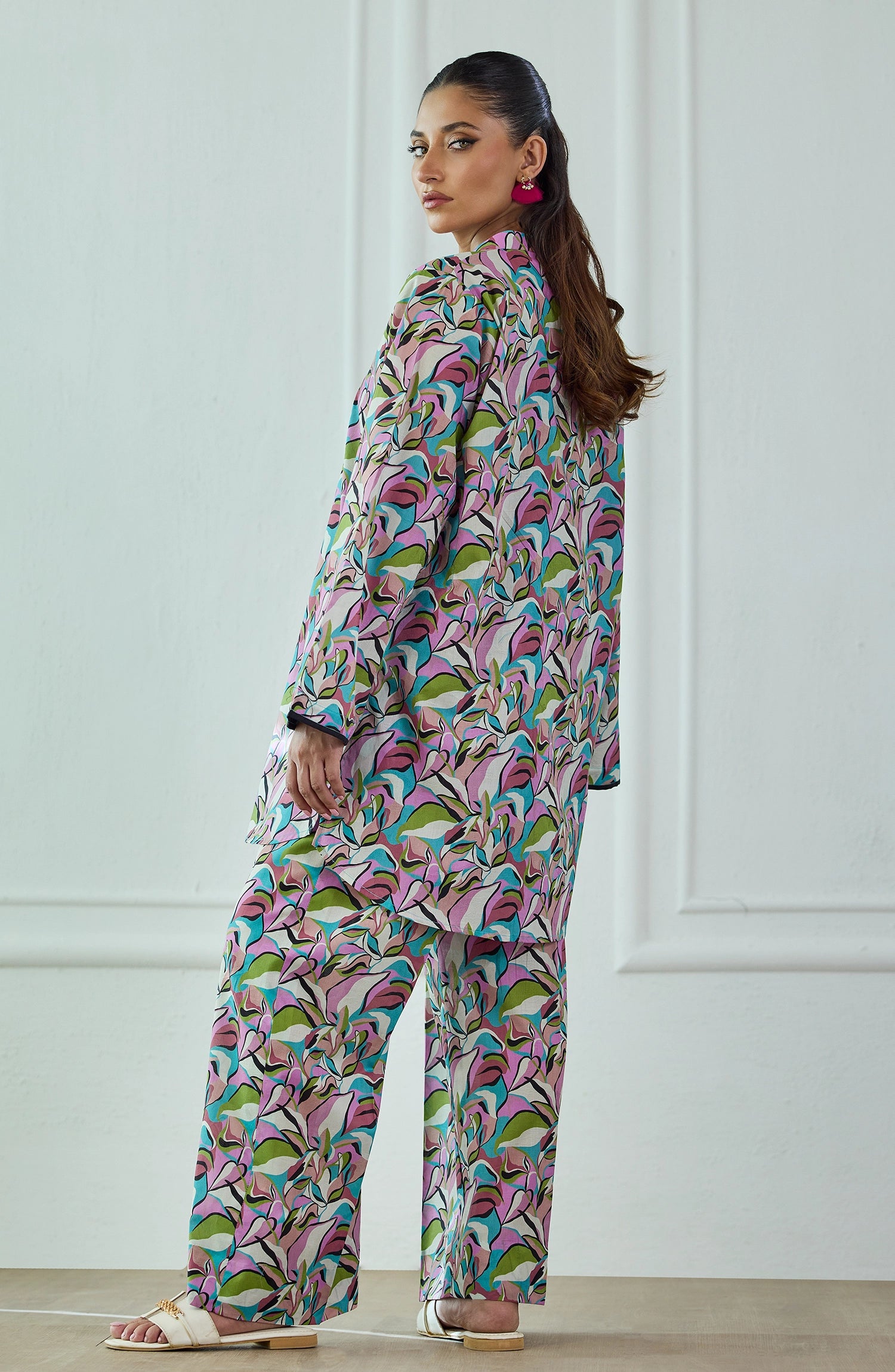 Stitched | 2 Piece | Printed | Lawn Jacquard Shirt | WRCJ25S-2050/S BLACK