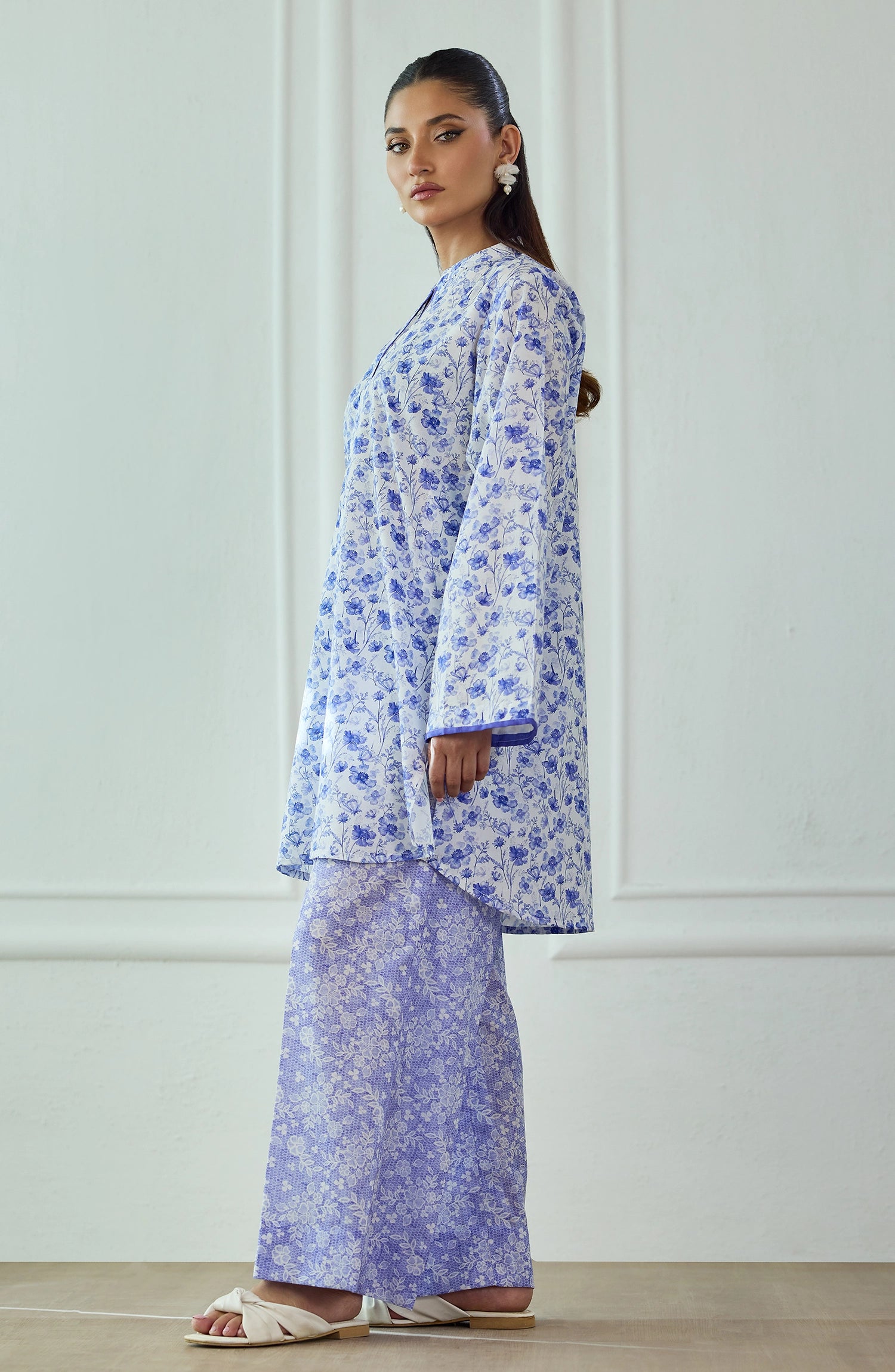 Stitched | 2 Piece | Printed | Jacquard Shirt | WRCJ25S-2054/S BLUE