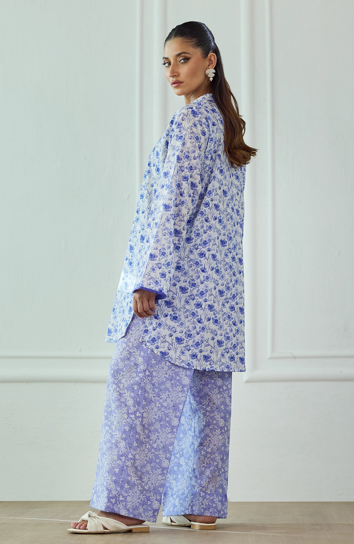 Stitched | 2 Piece | Printed | Jacquard Shirt | WRCJ25S-2054/S BLUE
