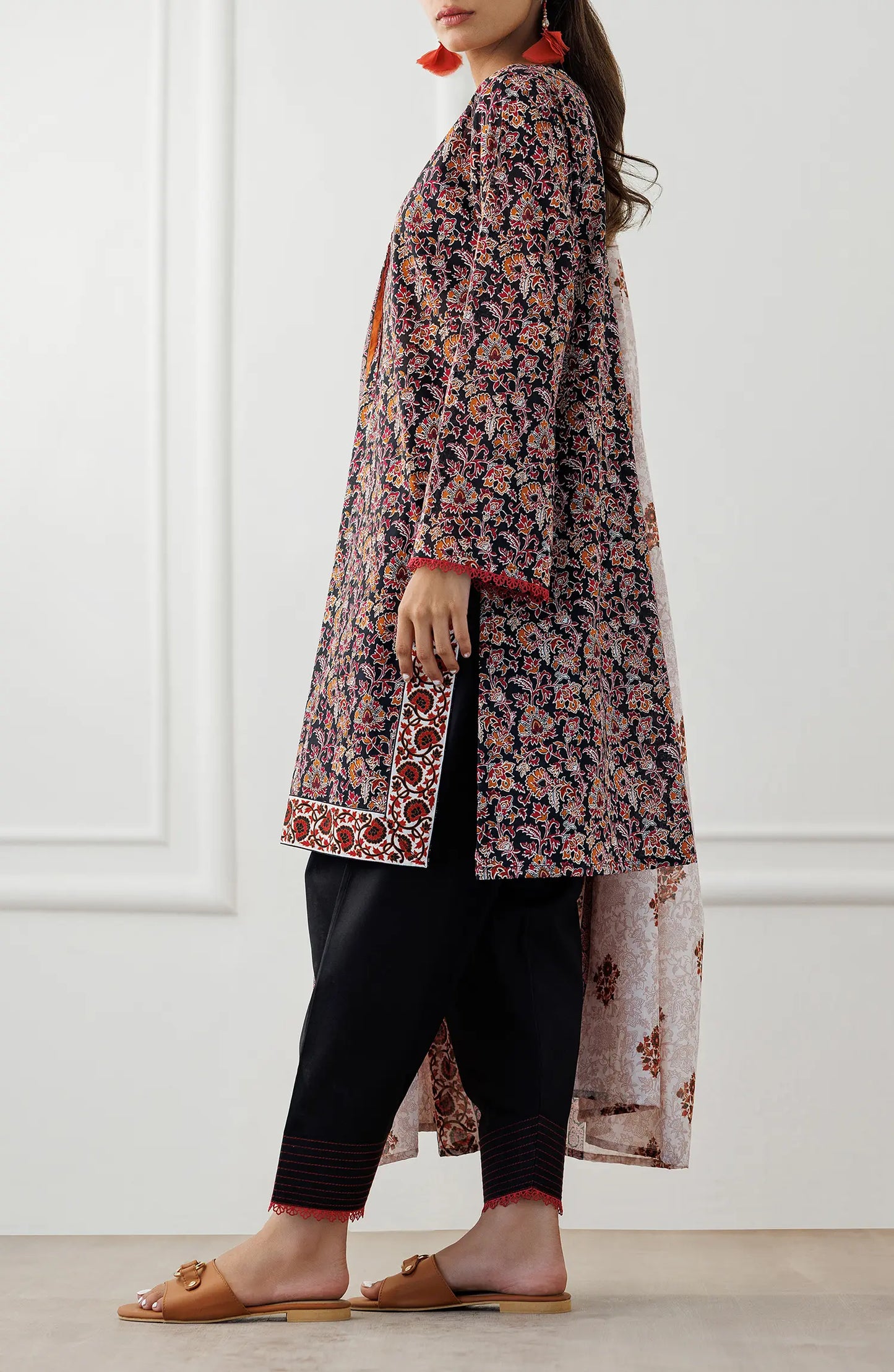 Stitched | 3 Piece | Printed Lawn | OTL-25-348
