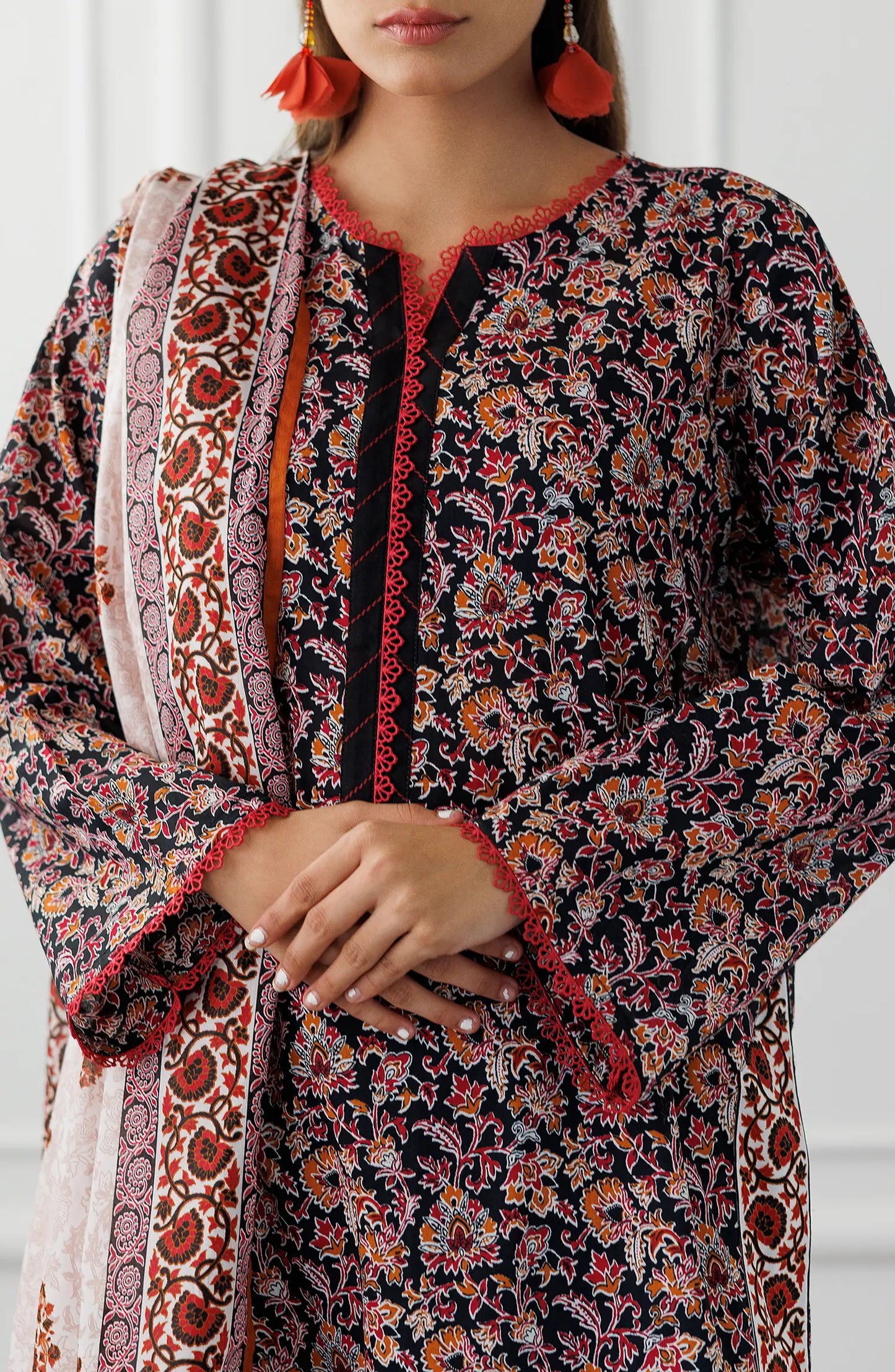 UNSTITCHED | 3 Piece | Printed Lawn | OTL-25-348