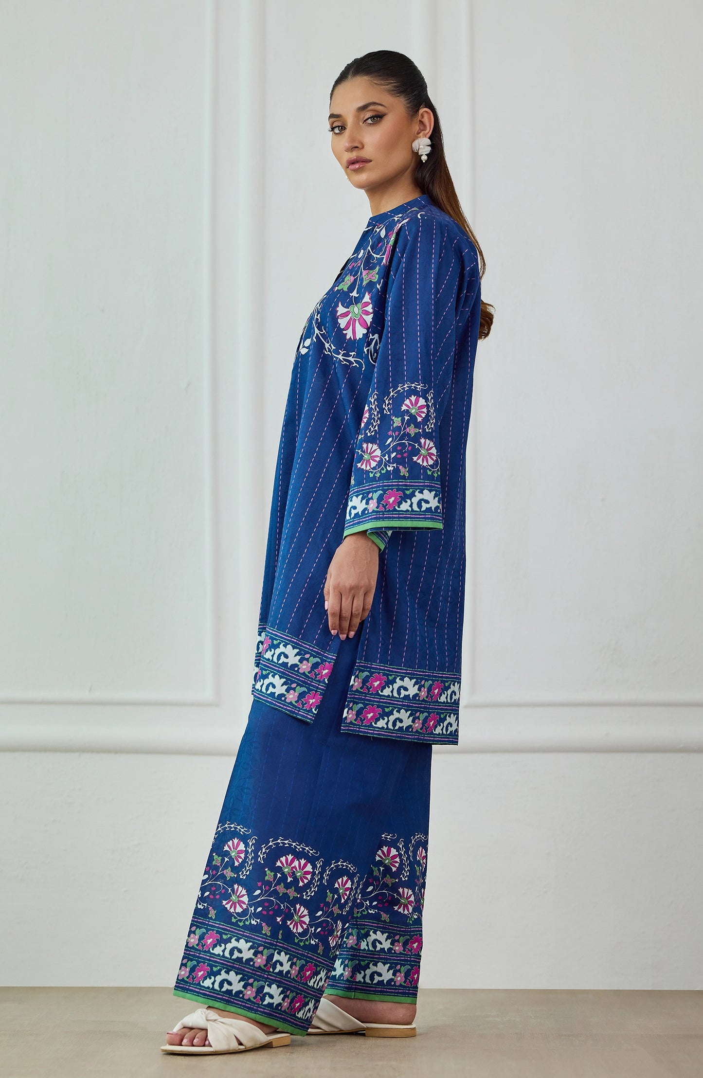 Stitched | 2 Piece | Printed | Lawn Jacquard Shirt | WRCJ25S-2052/S BLUE