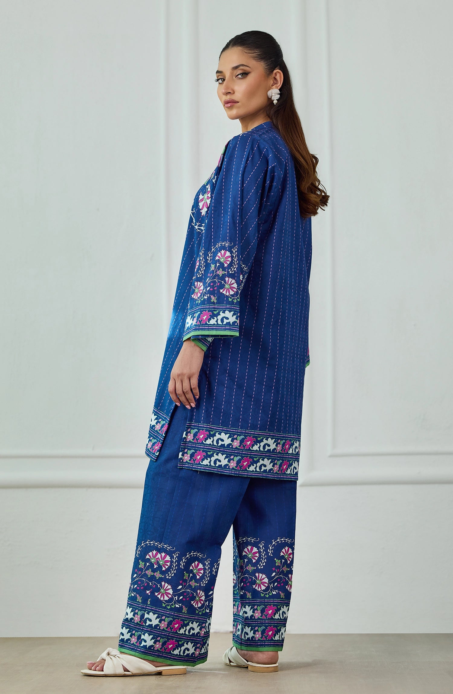 Stitched | 2 Piece | Printed | Lawn Jacquard Shirt | WRCJ25S-2052/S BLUE