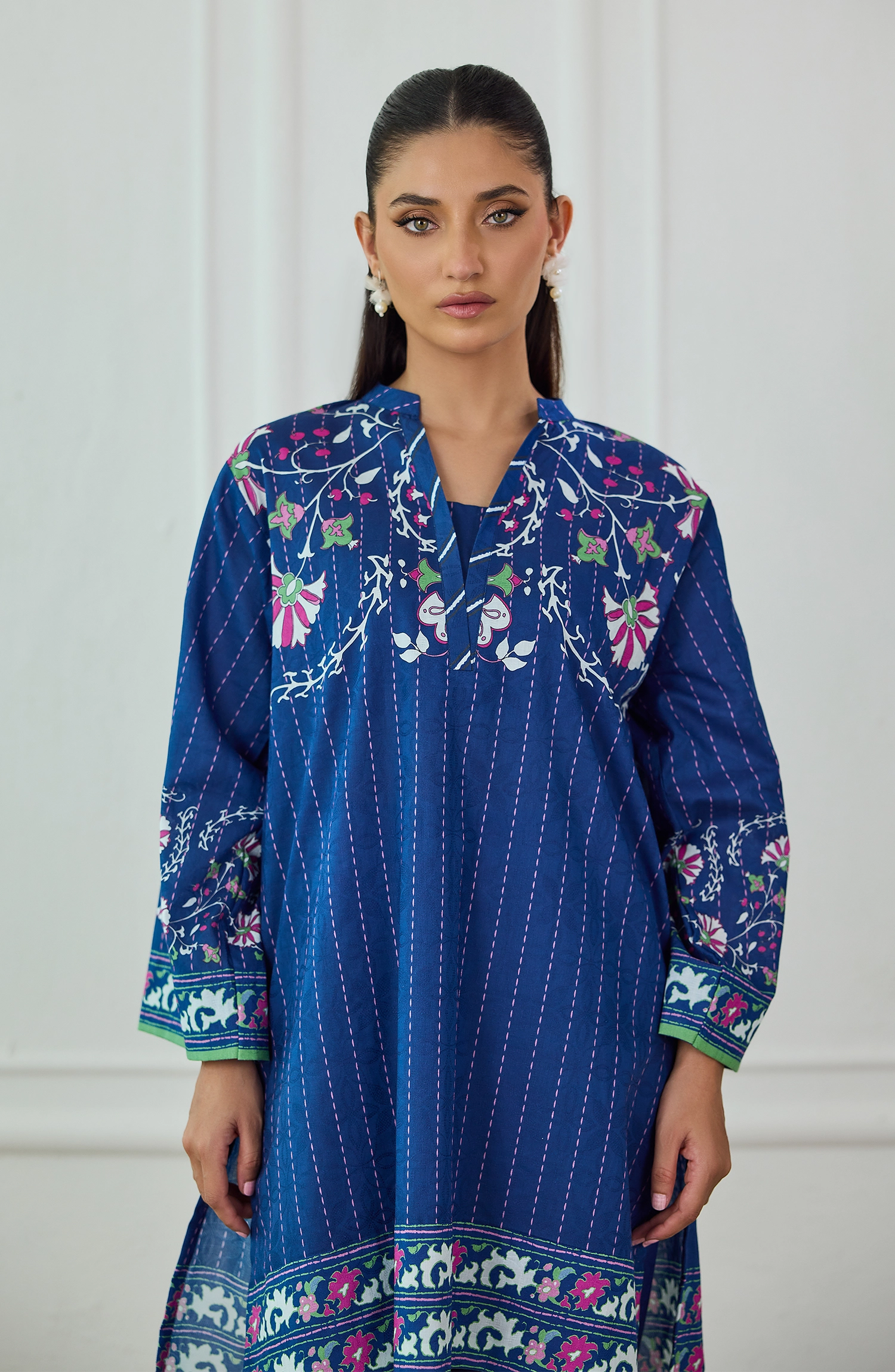 Stitched | 2 Piece | Printed | Lawn Jacquard Shirt | WRCJ25S-2052/S BLUE
