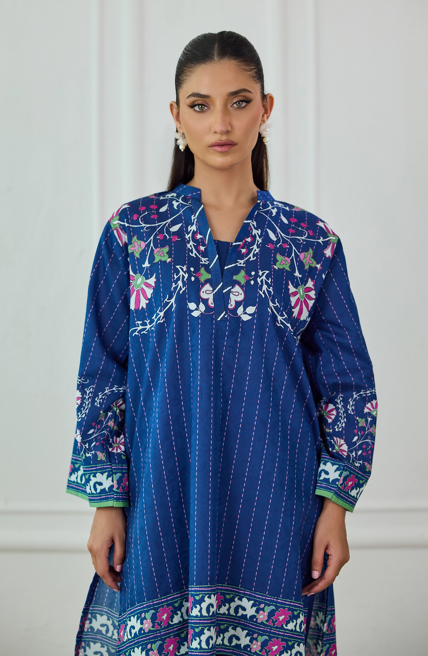 Stitched | 2 Piece | Printed | Lawn Jacquard Shirt | WRCJ25S-2052/S BLUE