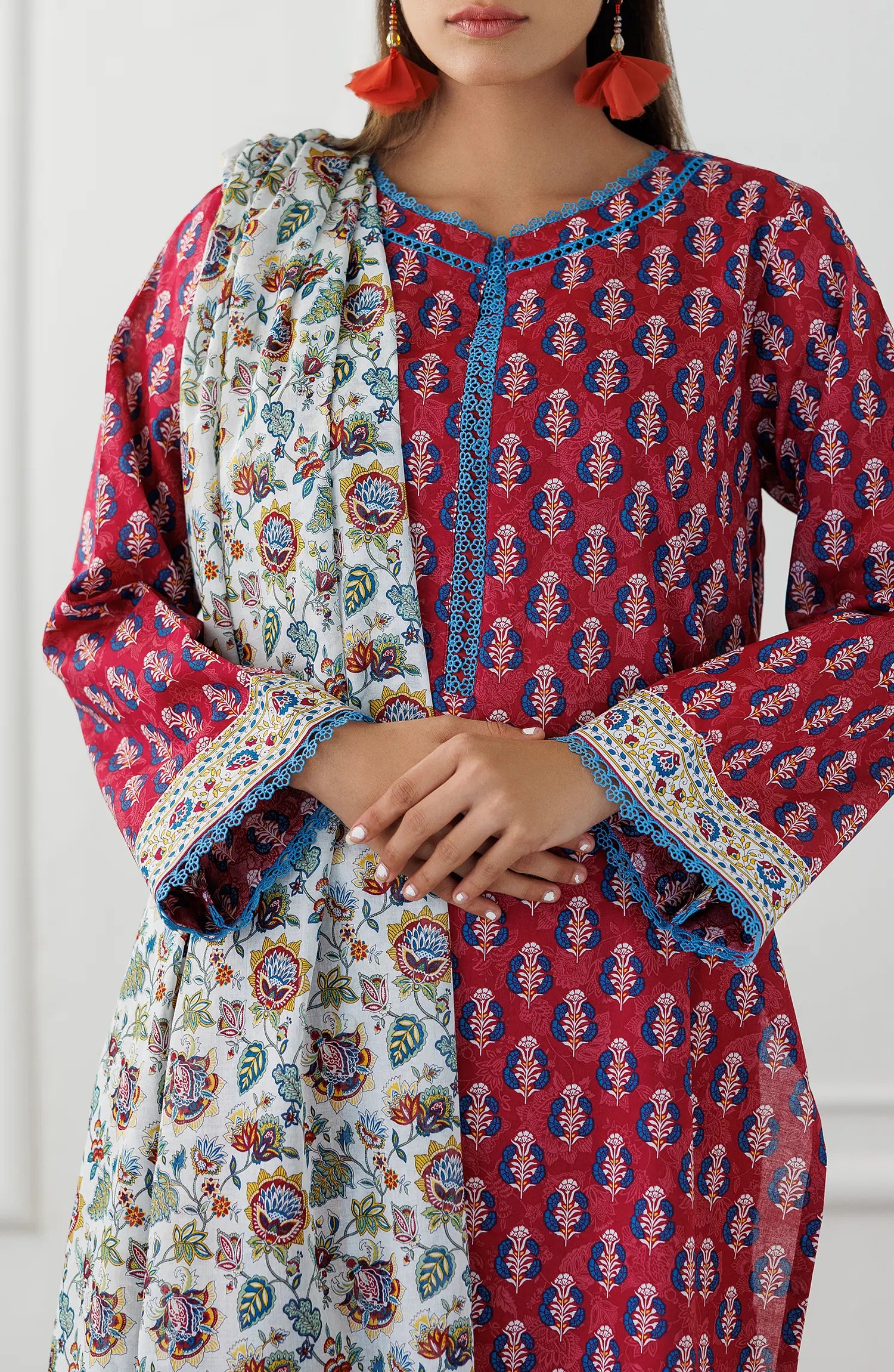 UNSTITCHED | 3 Piece | Printed Lawn | OTL-25-063