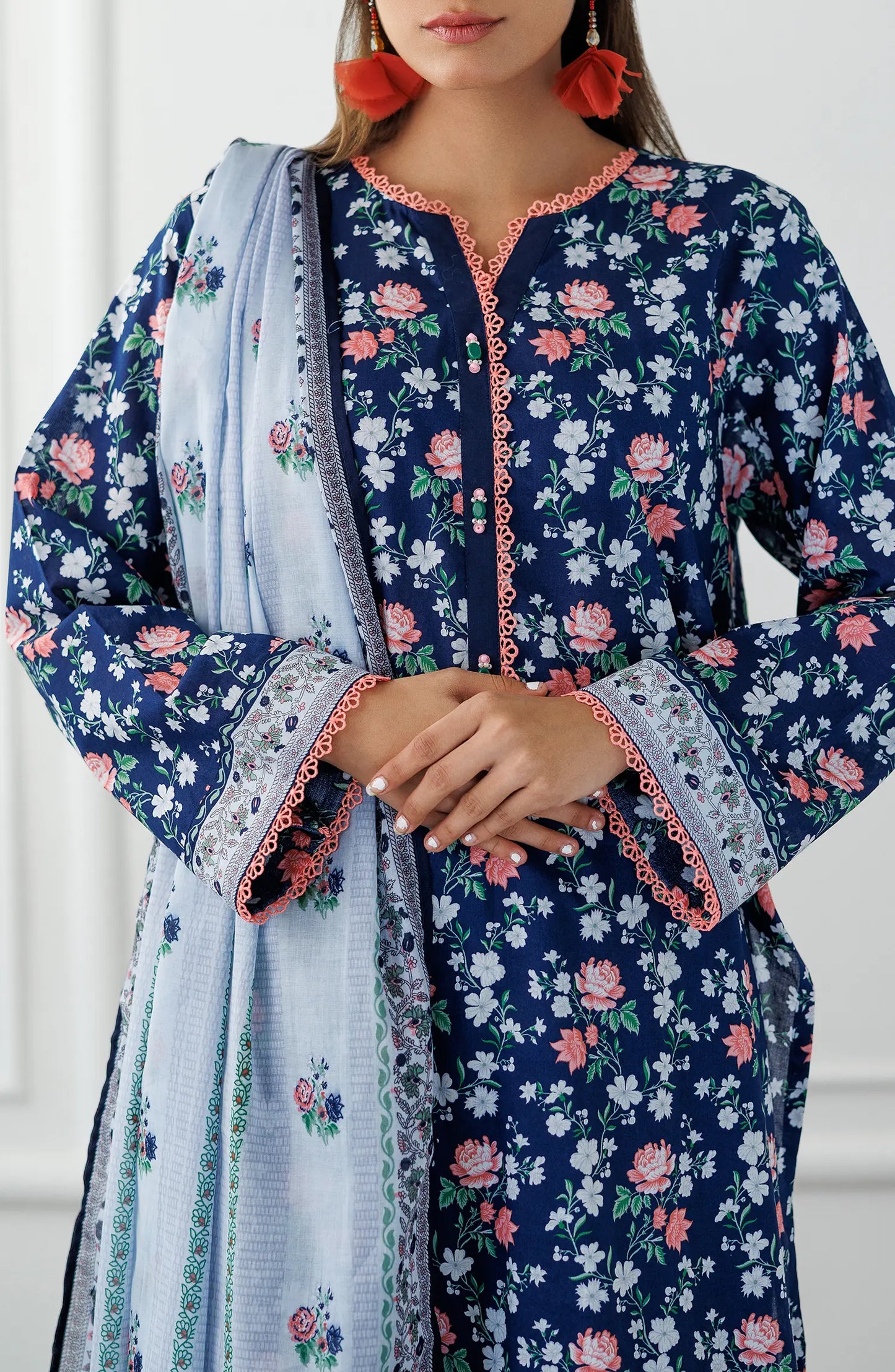 UNSTITCHED | 3 Piece | Printed Lawn | OTL-25-028