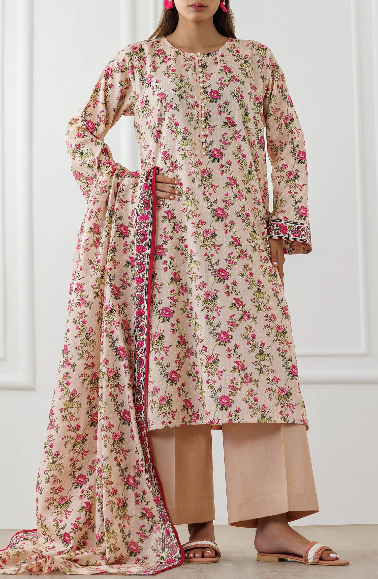 Stitched | 3 Piece | Printed Lawn | OTL-25-319