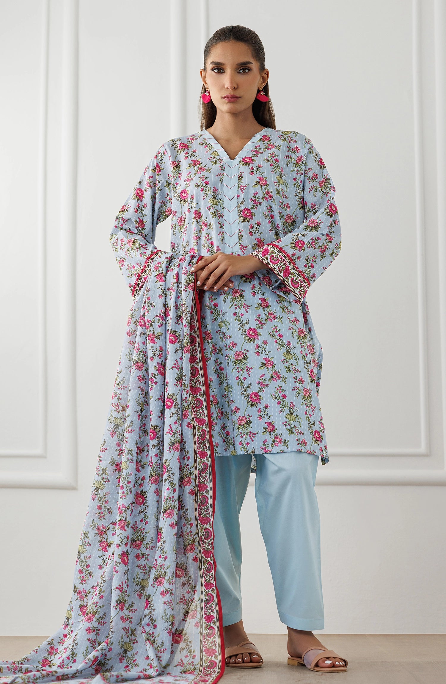 Stitched | 3 Piece | Printed Lawn | OTL-25-029