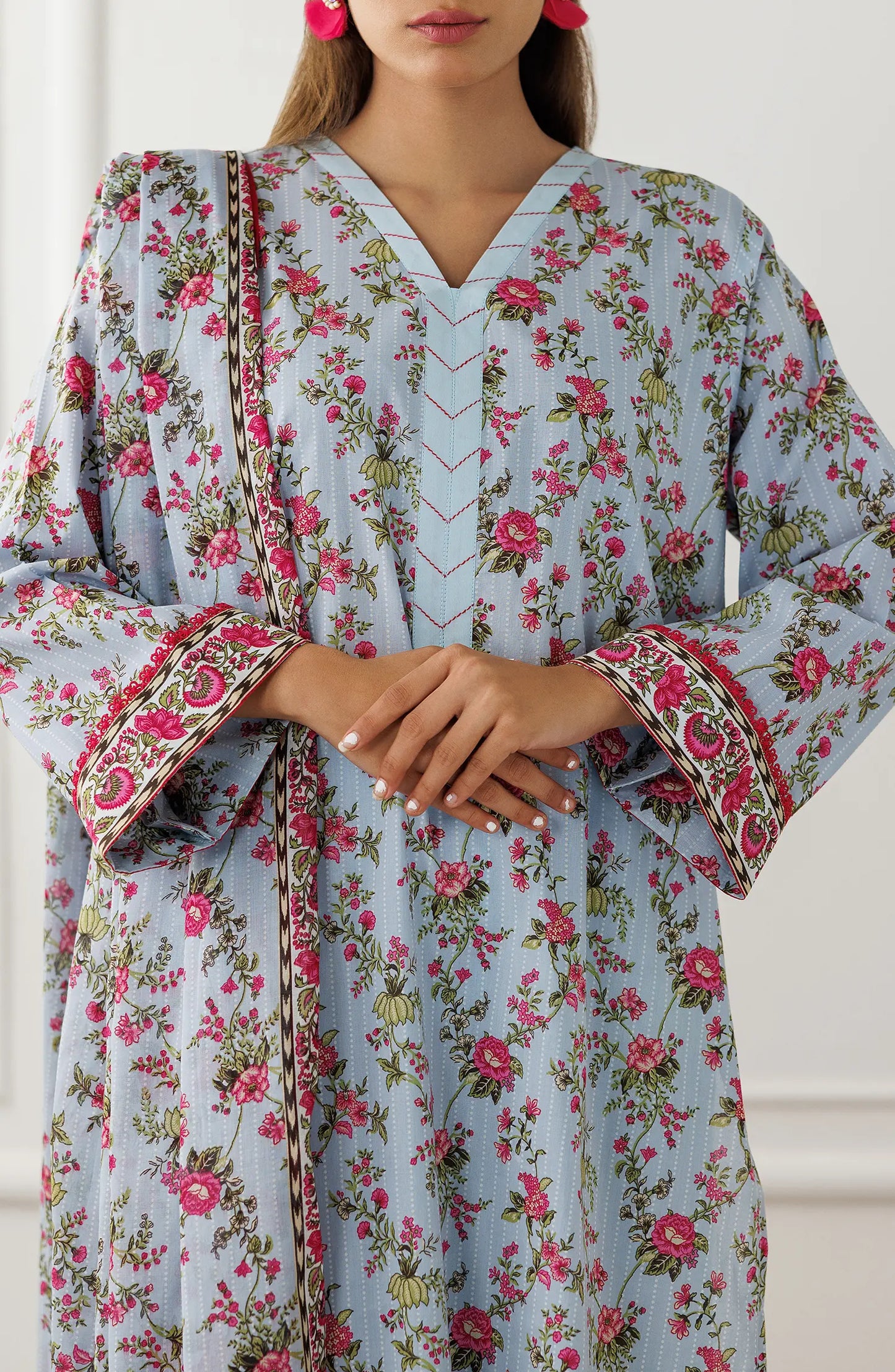 UNSTITCHED | 3 Piece | Printed Lawn | OTL-25-029