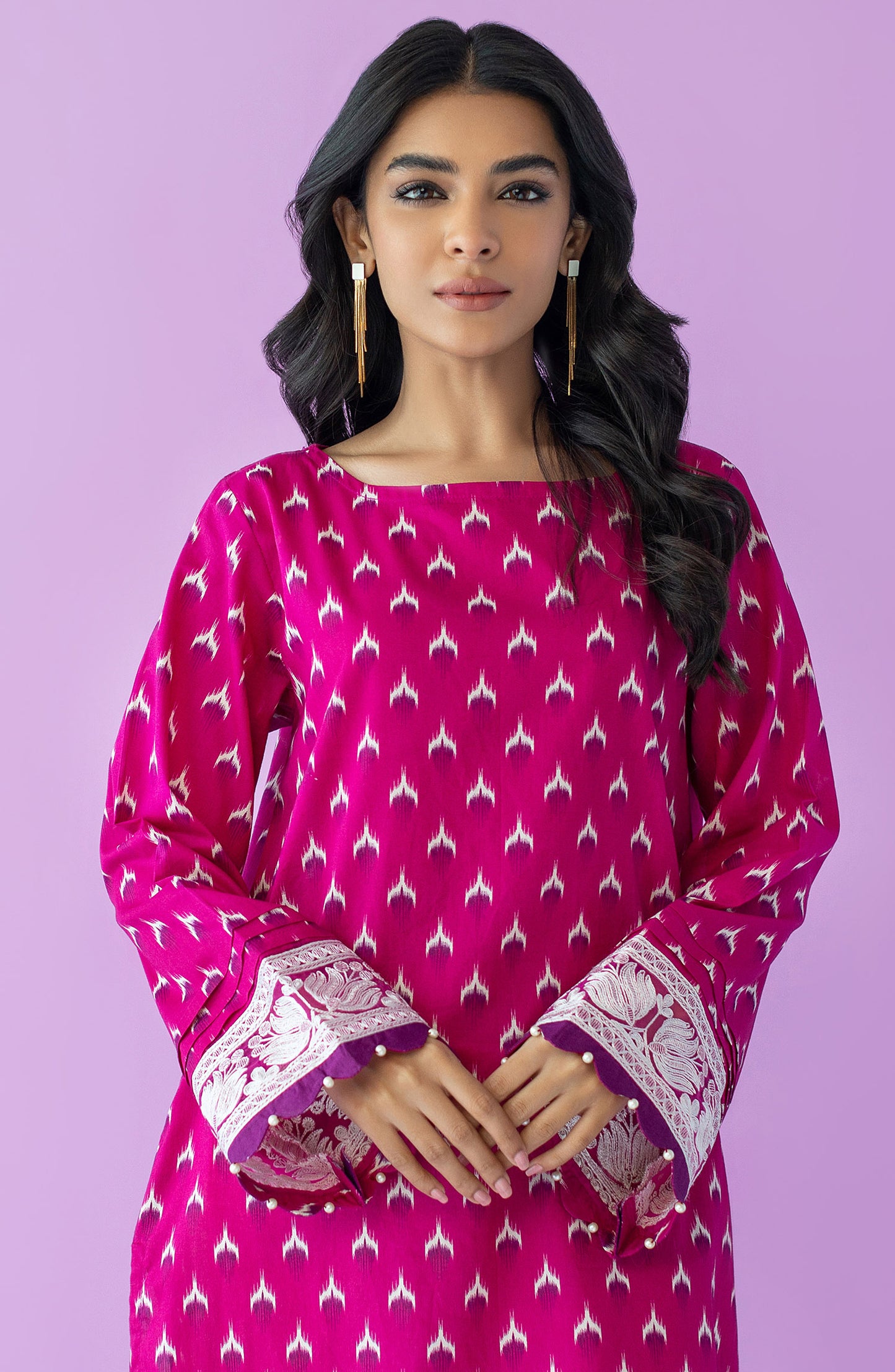 HCS-23-050/S PINK CAMBRIC SCSHIRT READY TO WEAR SHIRT