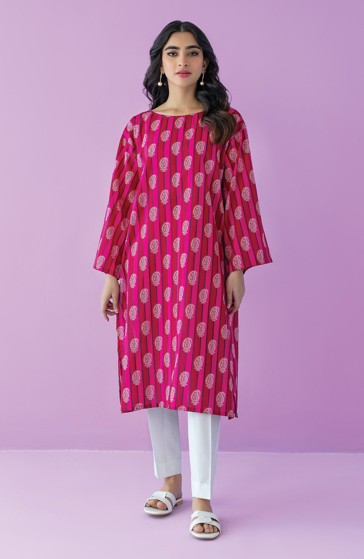 HCS-23-040/S RED CAMBRIC SCSHIRT READY TO WEAR SHIRT