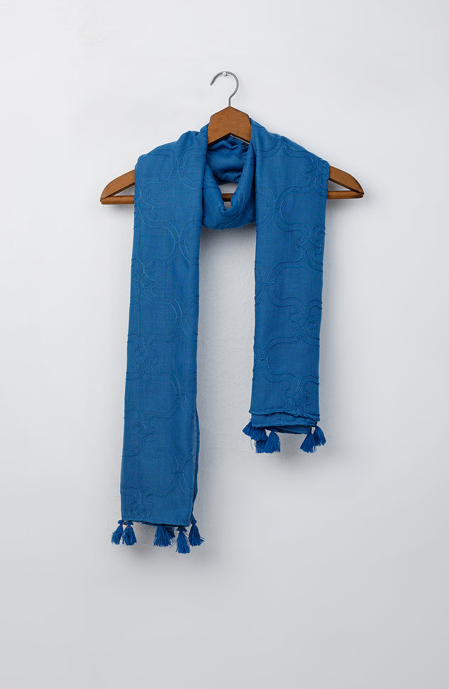 WADC23W-1028 COTTON  ACCESSORIES SCARF