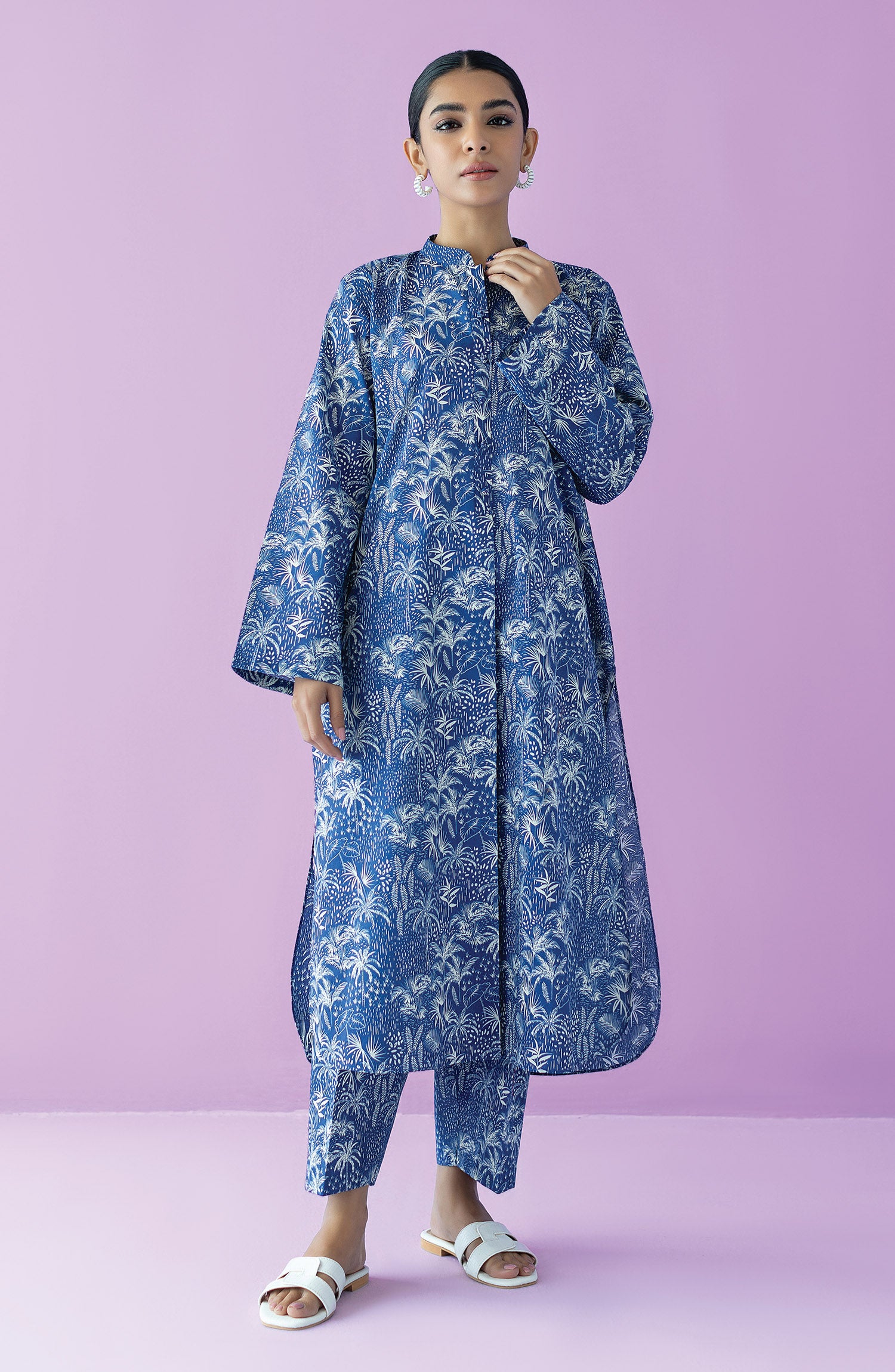 Orient Unstitched 2 Piece Printed Lawn Shirt And Lawn Pant - Nrds-23 ...
