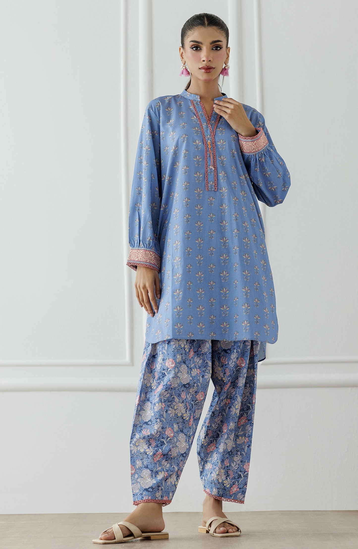 Stitched | 2 Piece | Printed | Lawn Shirt | WRCV25S-2021/S BLUE