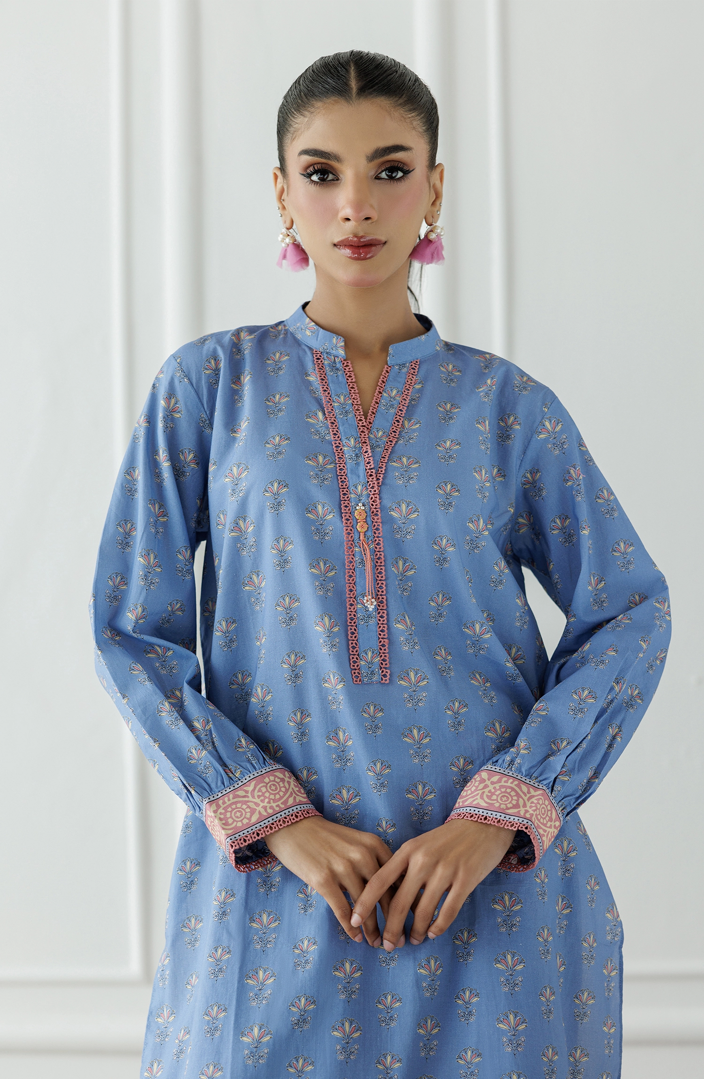 Stitched | 2 Piece | Printed | Lawn Shirt | WRCV25S-2021/S BLUE