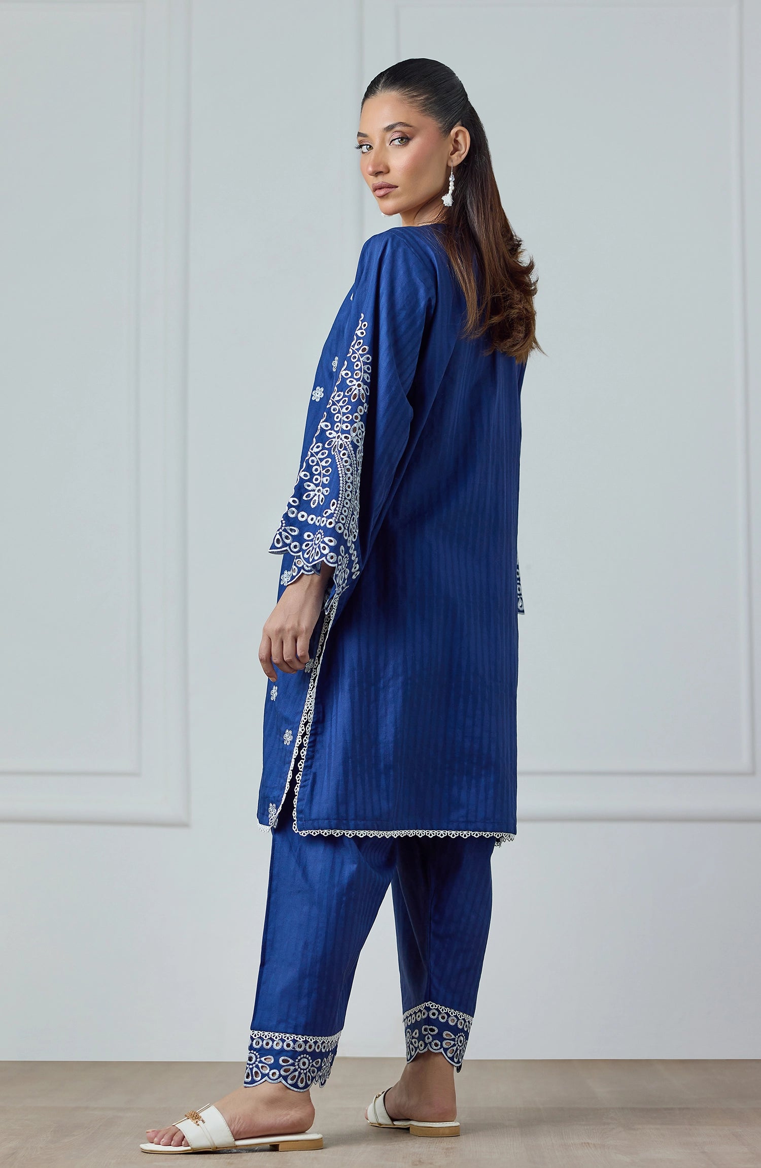 Stitched | 2 Piece | Embroidered | Jacquard Shirt | WRCC25S-2030/S BLUE